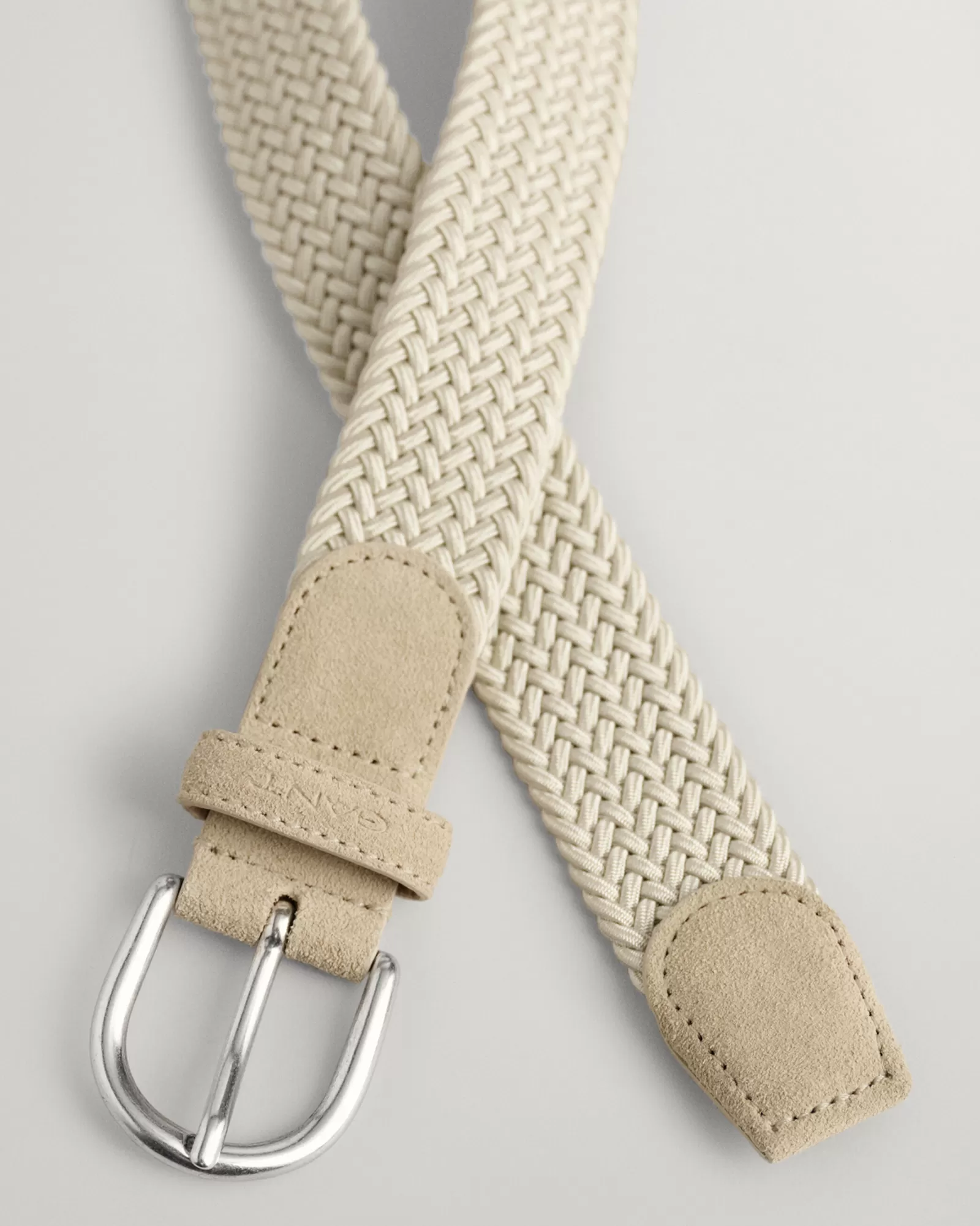 Women GANT Belts*Elastic Braided Belt CREAM