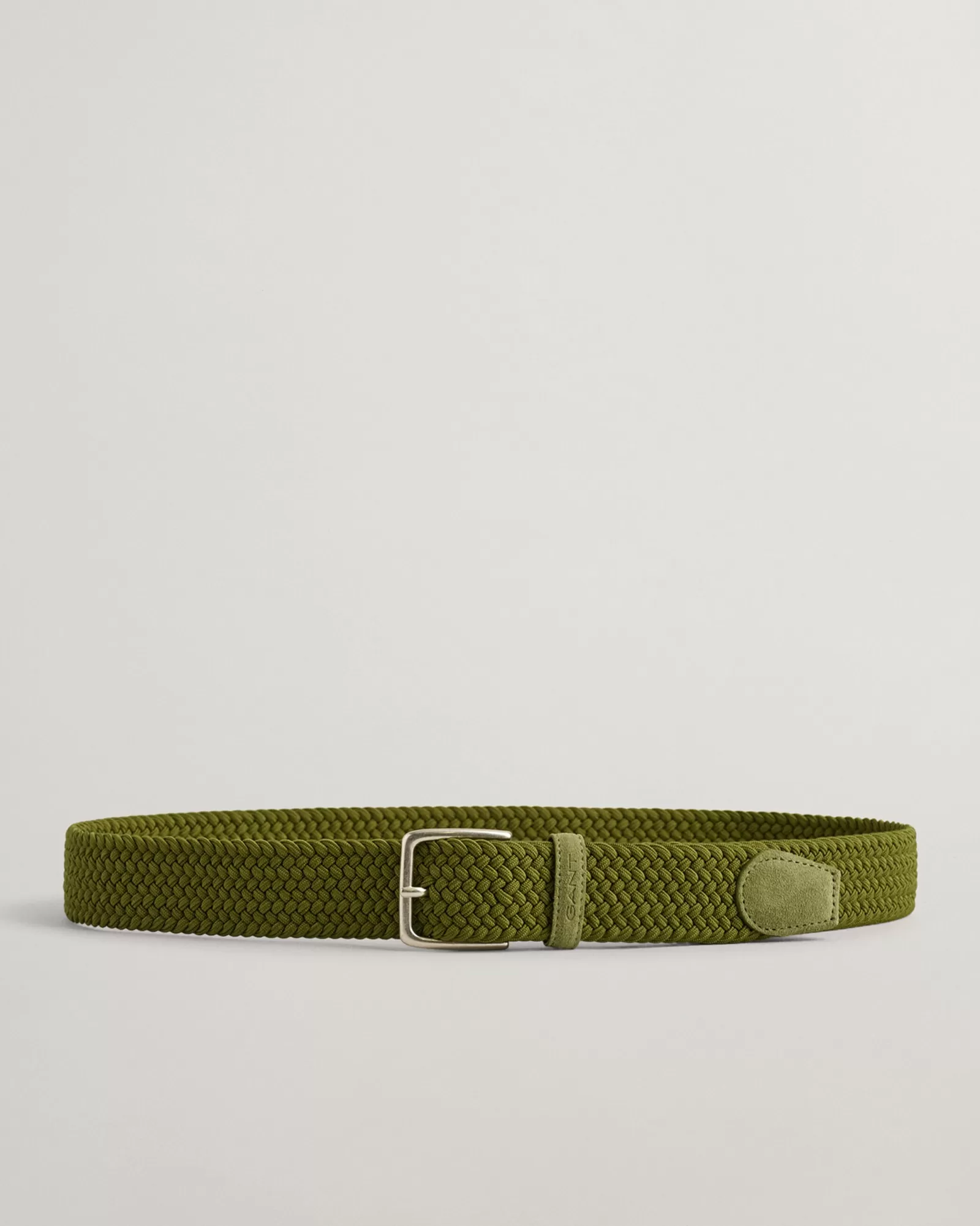 Men GANT Belts*Elastic Braided Belt WARM SURPLUS GREEN