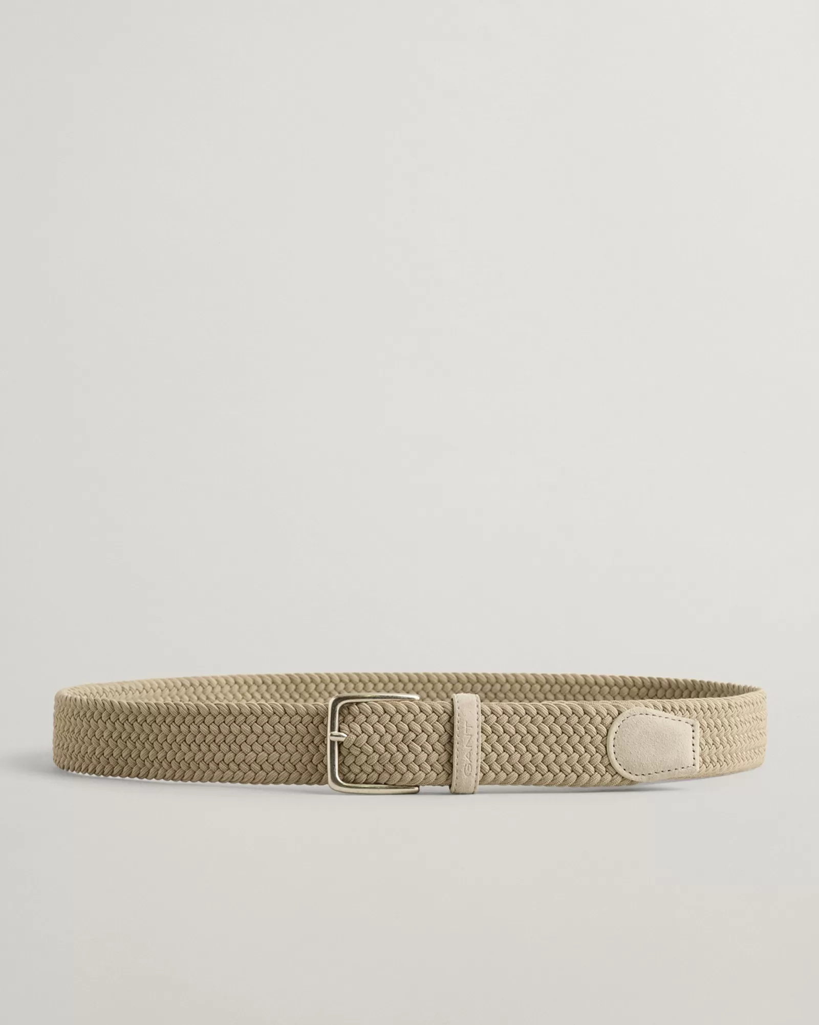 Men GANT Belts*Elastic Braided Belt DRY SAND