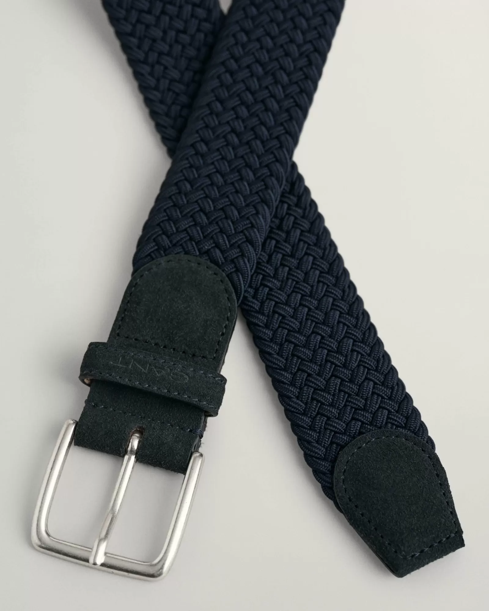 Men GANT Belts*Elastic Braided Belt EVENING BLUE