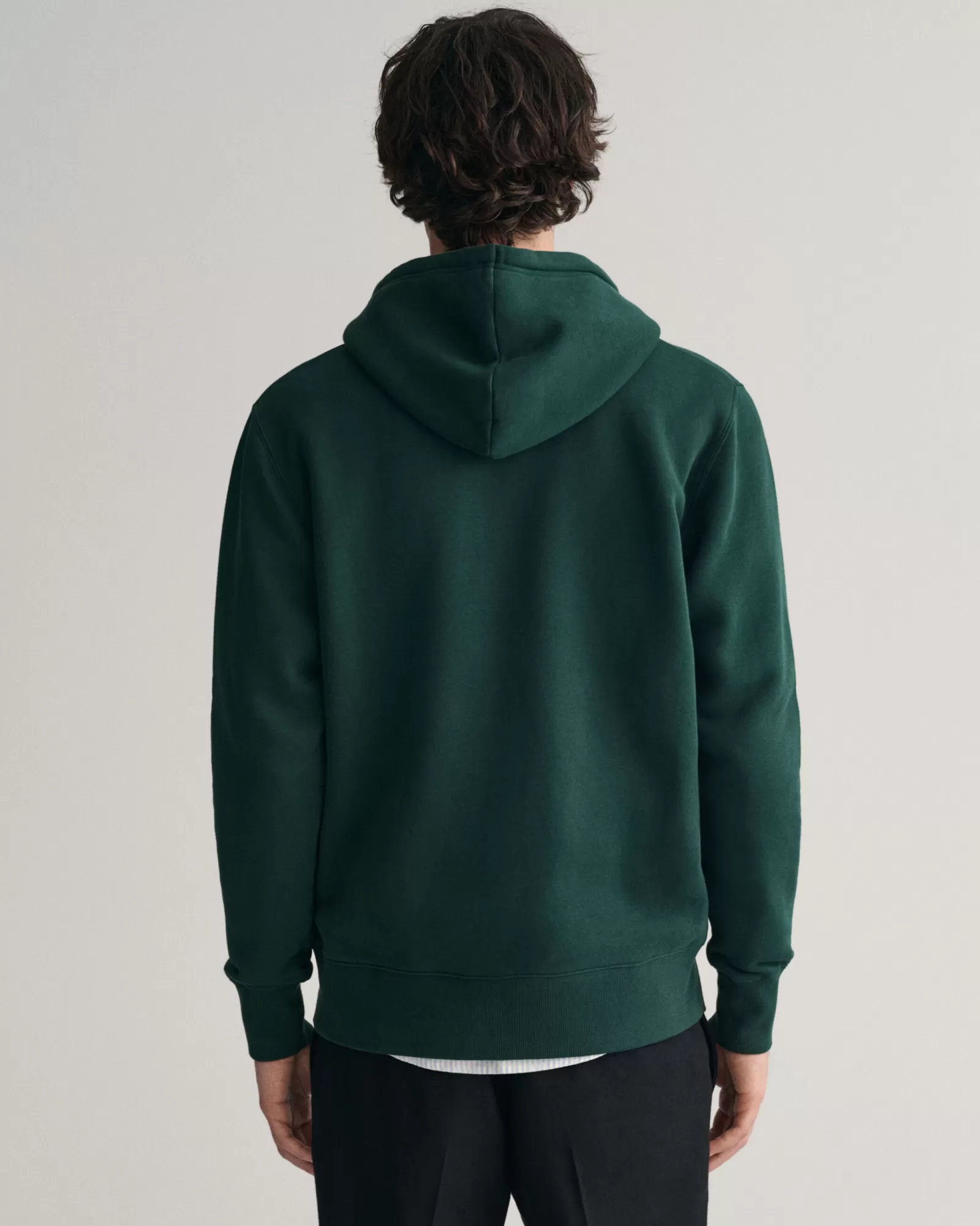 Men GANT Sweatshirts & Hoodies*Embossed Zip Hoodie TARTAN GREEN