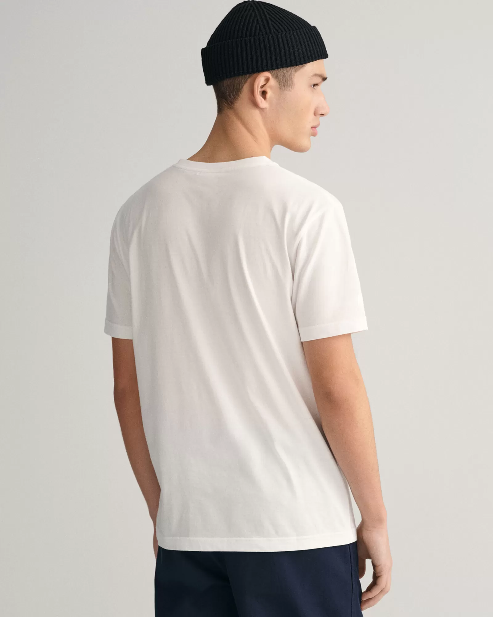 Men GANT T-Shirts*Embroidered Archive Shield T-Shirt WHITE