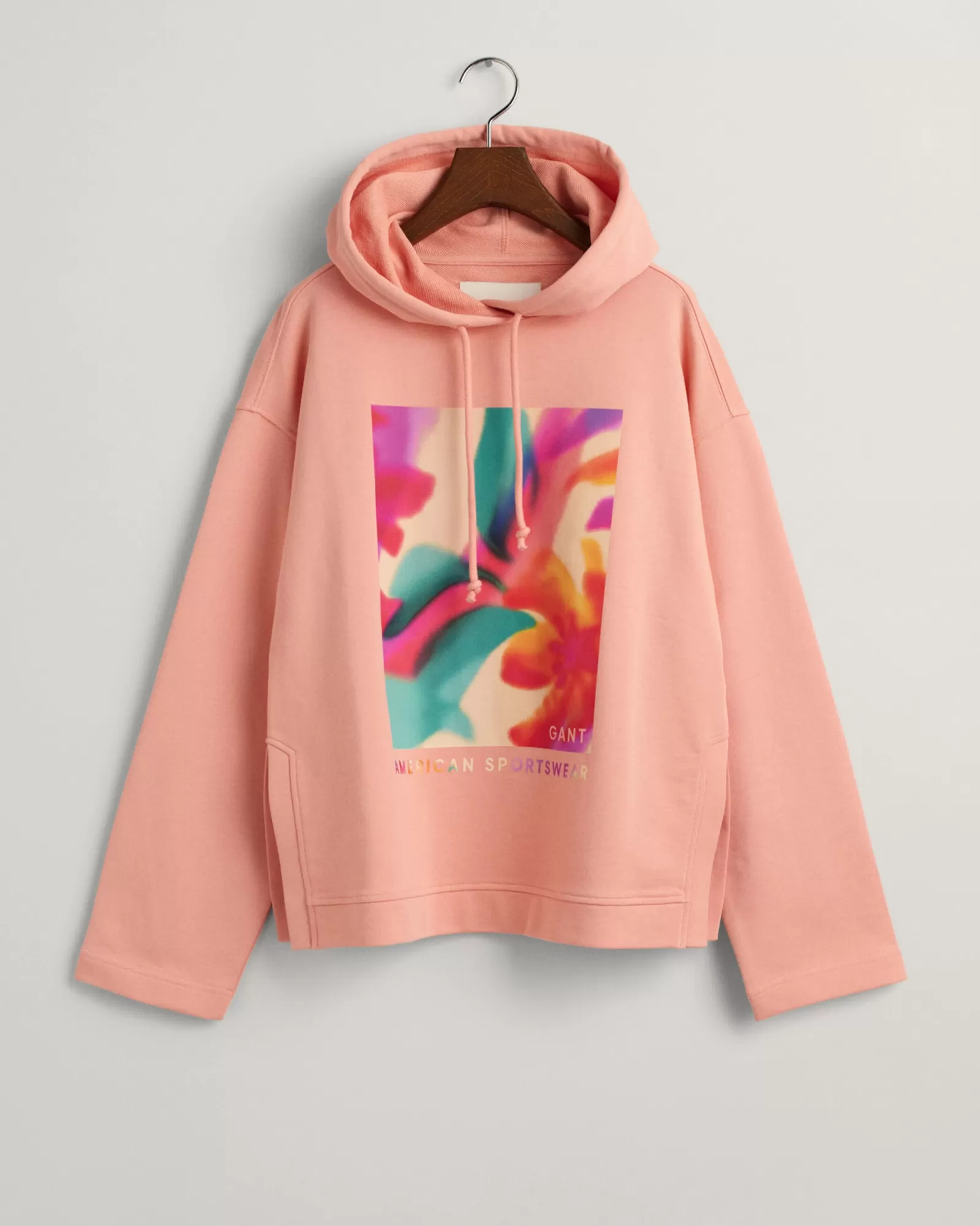 Women GANT Sweatshirts & Hoodies*Floral Graphic Hoodie GUAVA ORANGE