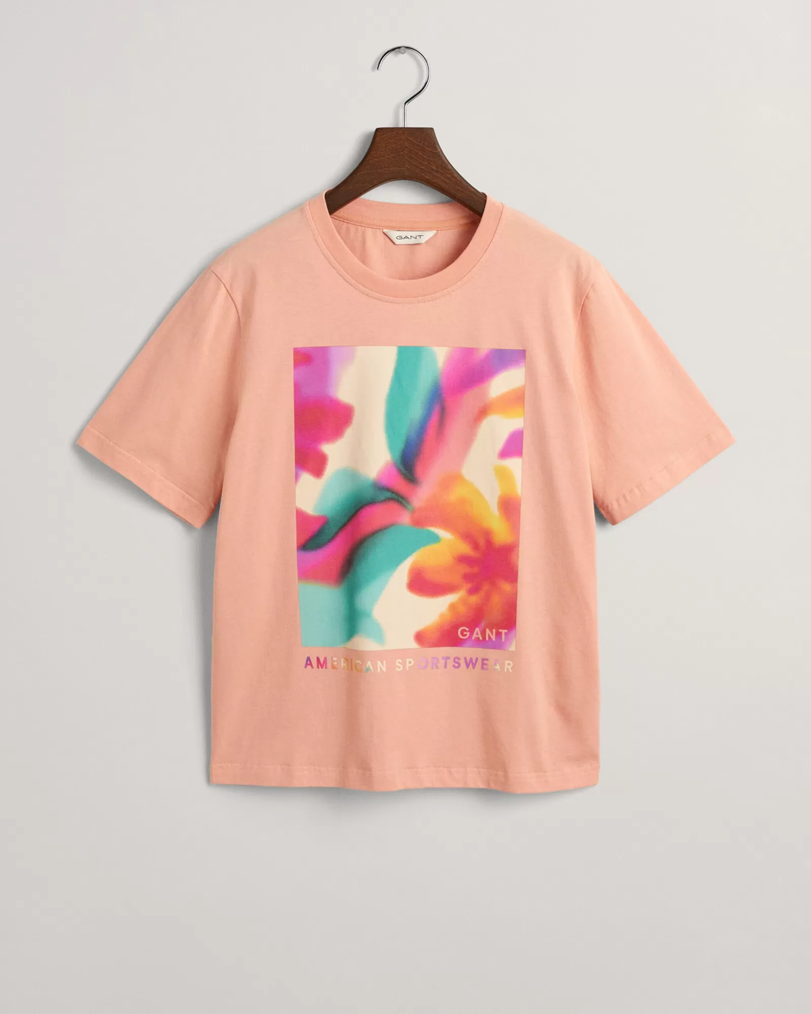 Women GANT T-Shirts & Tops*Floral Graphic T-Shirt GUAVA ORANGE