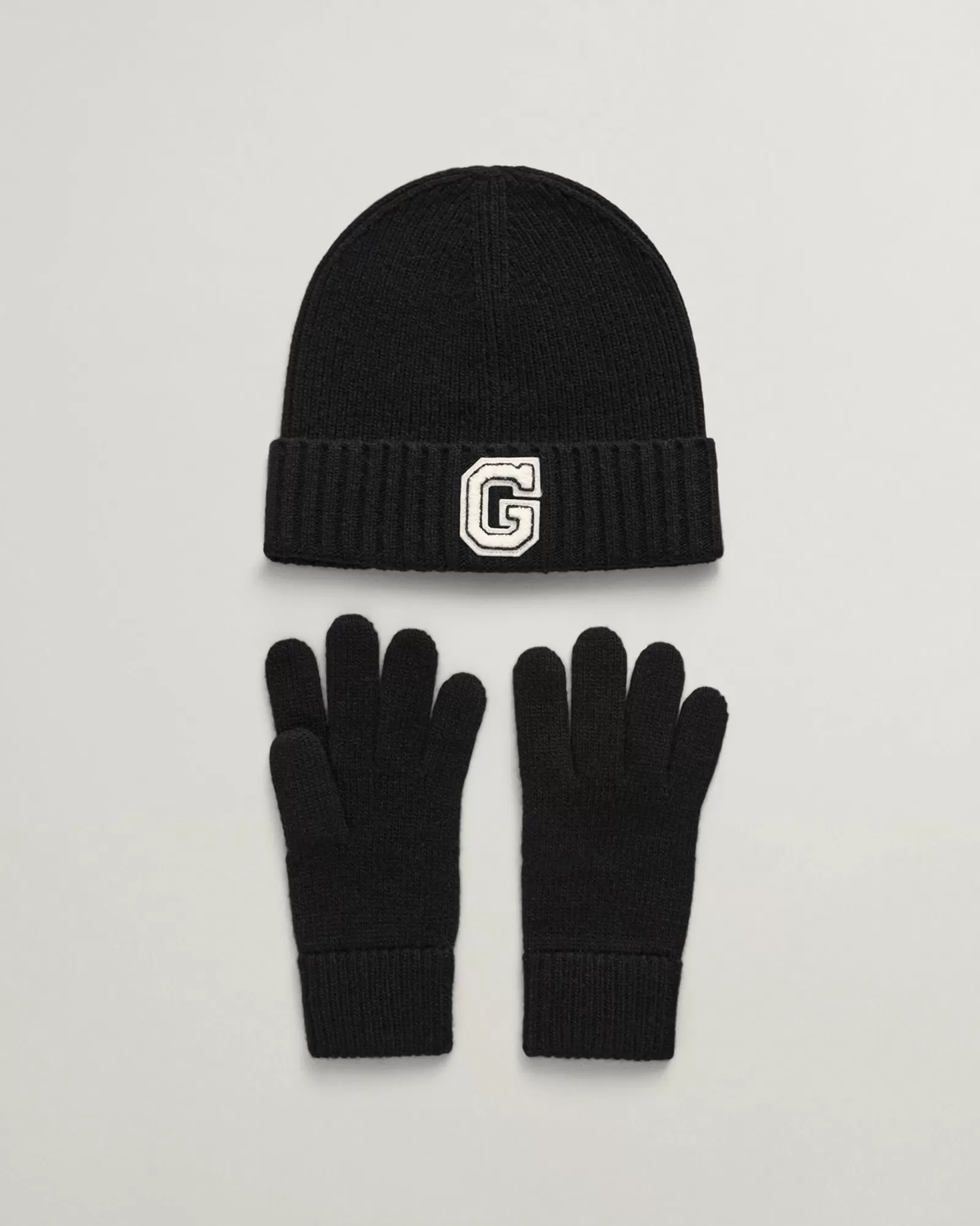 Women GANT Beanies & Hats*G Beanie & Gloves Gift Set BLACK