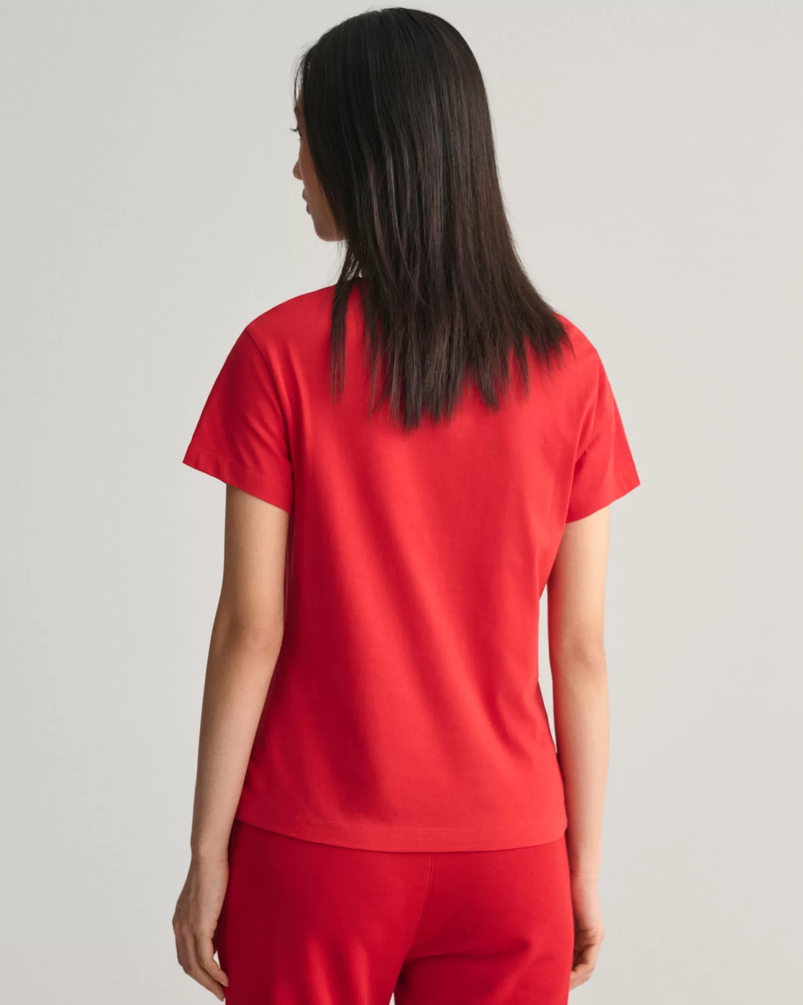 Women GANT T-Shirts & Tops*G Crew Neck T-Shirt RUBY RED