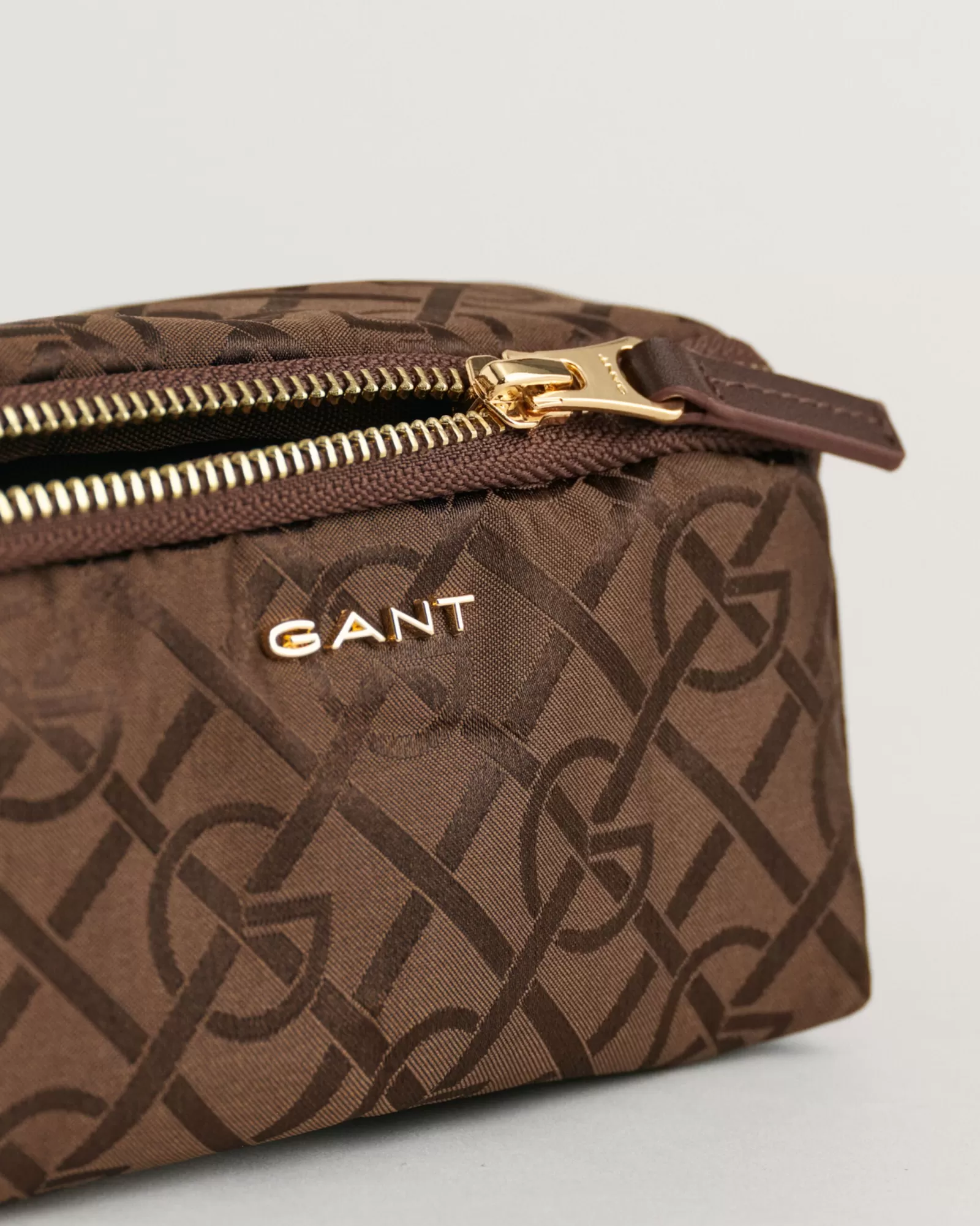 Women GANT Bags*G Patterned Makeup Bag RICH BROWN