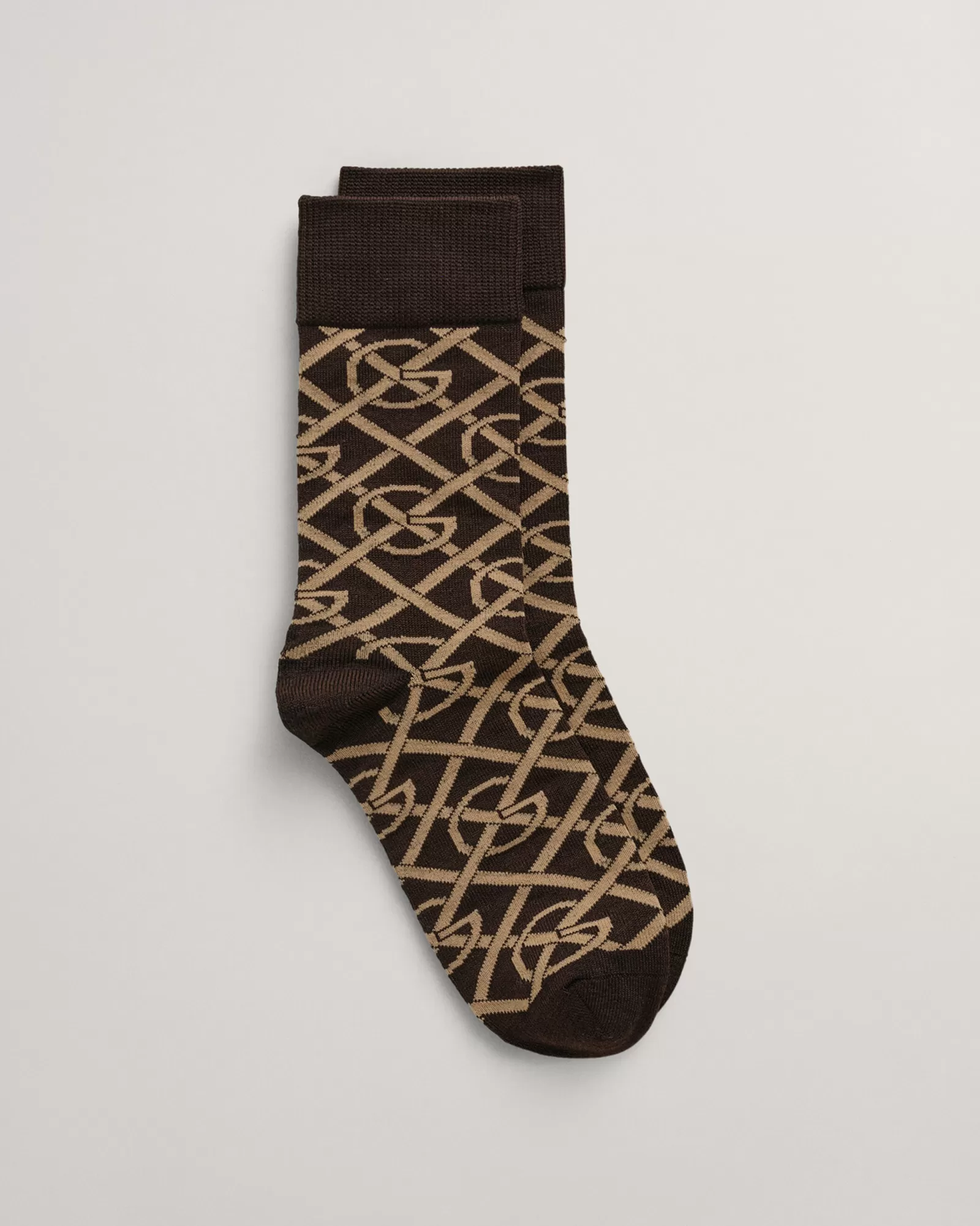 Women GANT Socks*G Patterned Socks RICH BROWN