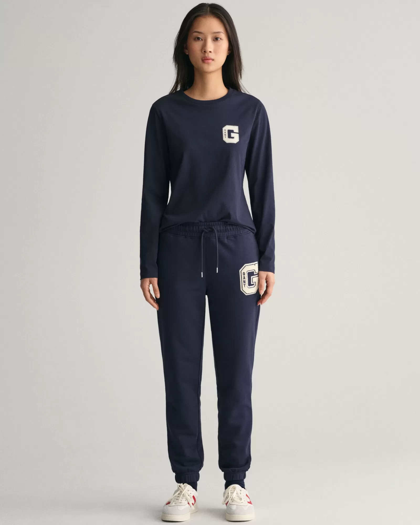 Women GANT Pants*G Sweatpants EVENING BLUE