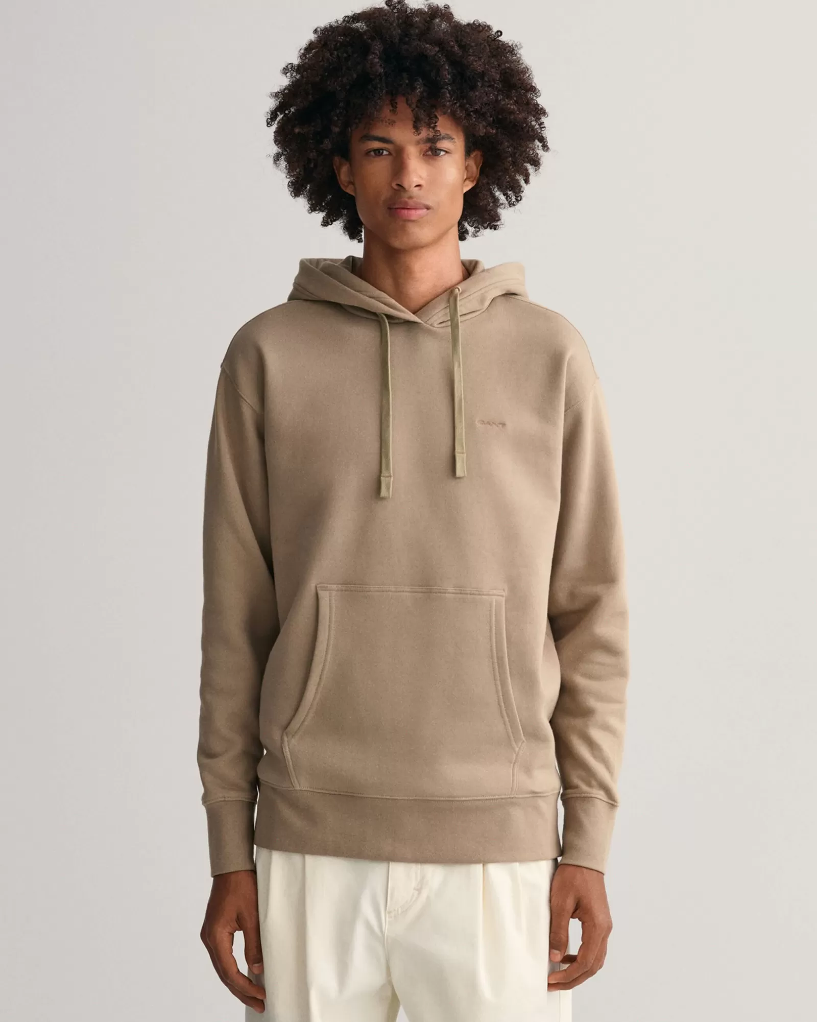 Men GANT Sweatshirts & Hoodies* Icon Hoodie TAUPE BEIGE