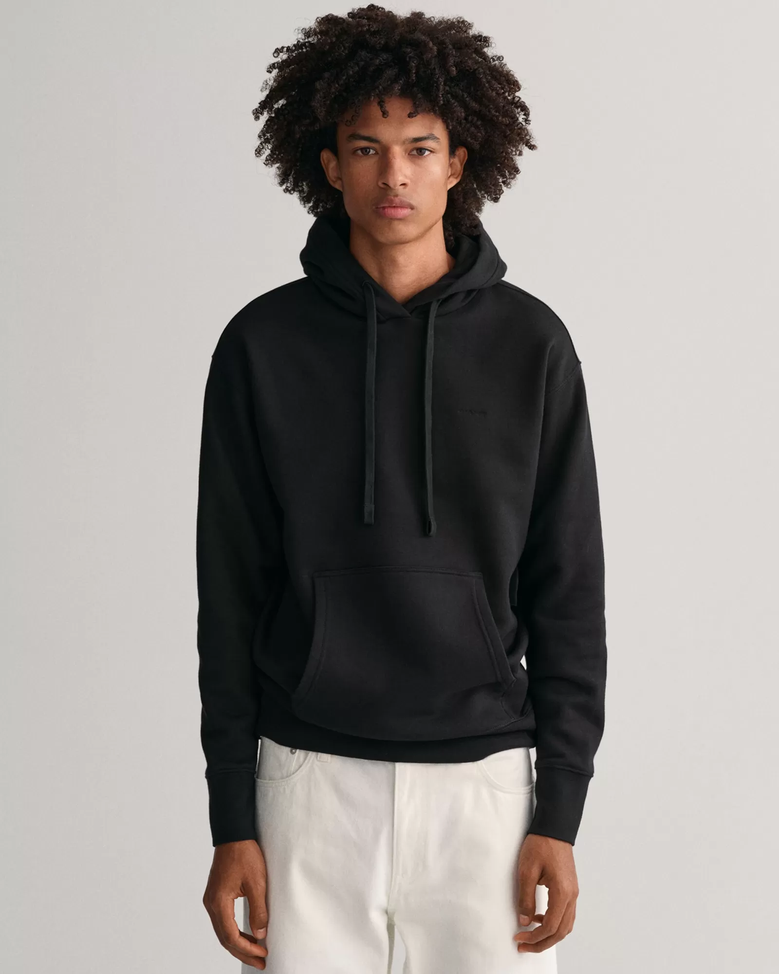 Men GANT Sweatshirts & Hoodies* Icon Hoodie BLACK