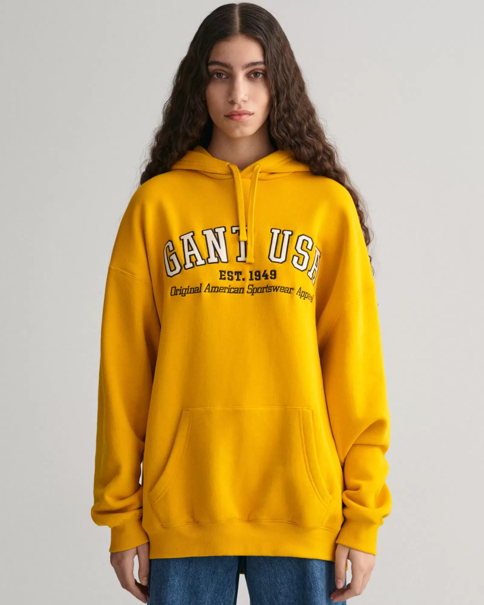 Women GANT Sweatshirts & Hoodies* USA Hoodie SUNFLOWER YELLOW