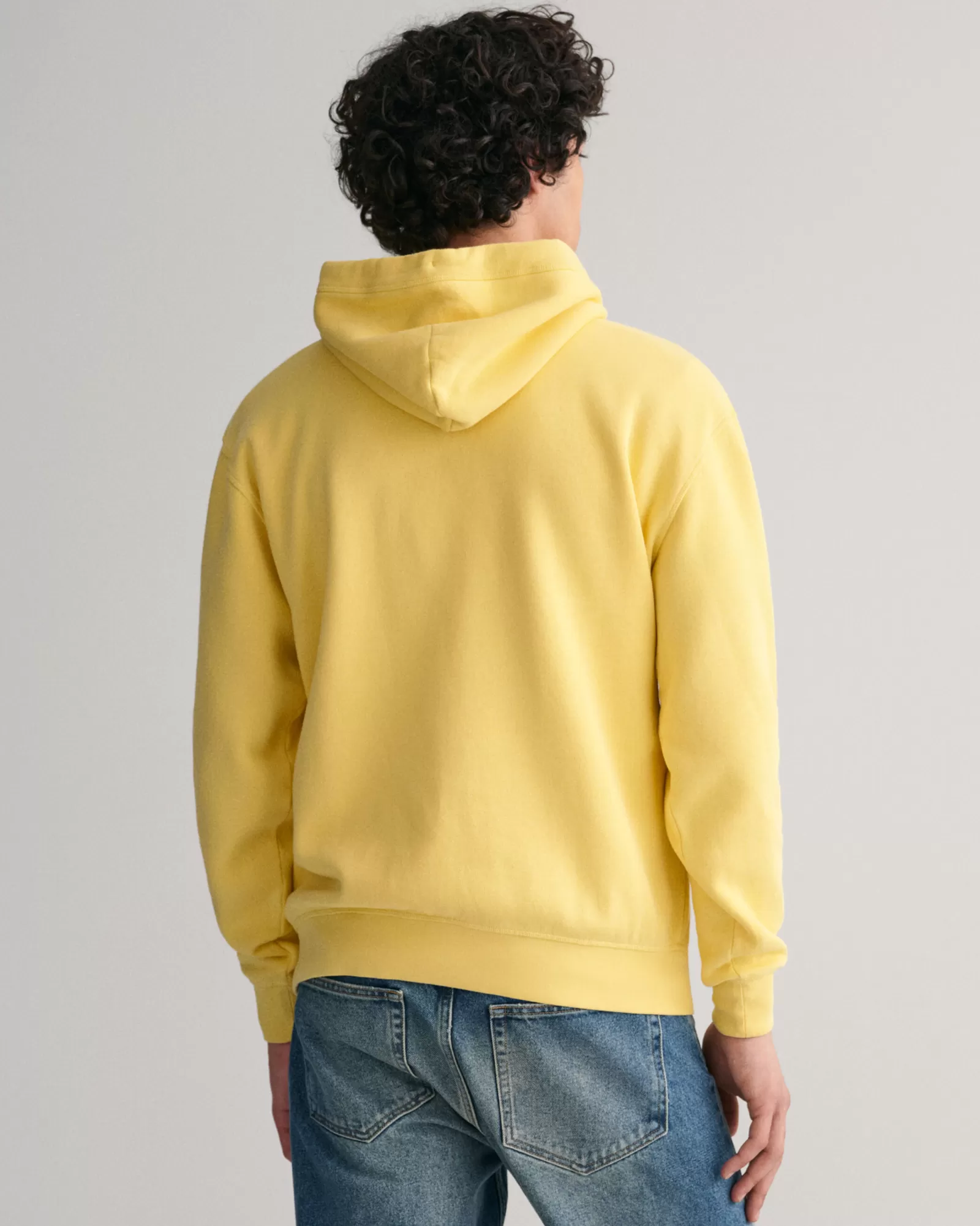 Men GANT Sweatshirts & Hoodies* USA Hoodie LIGHT MUSTARD YELLOW