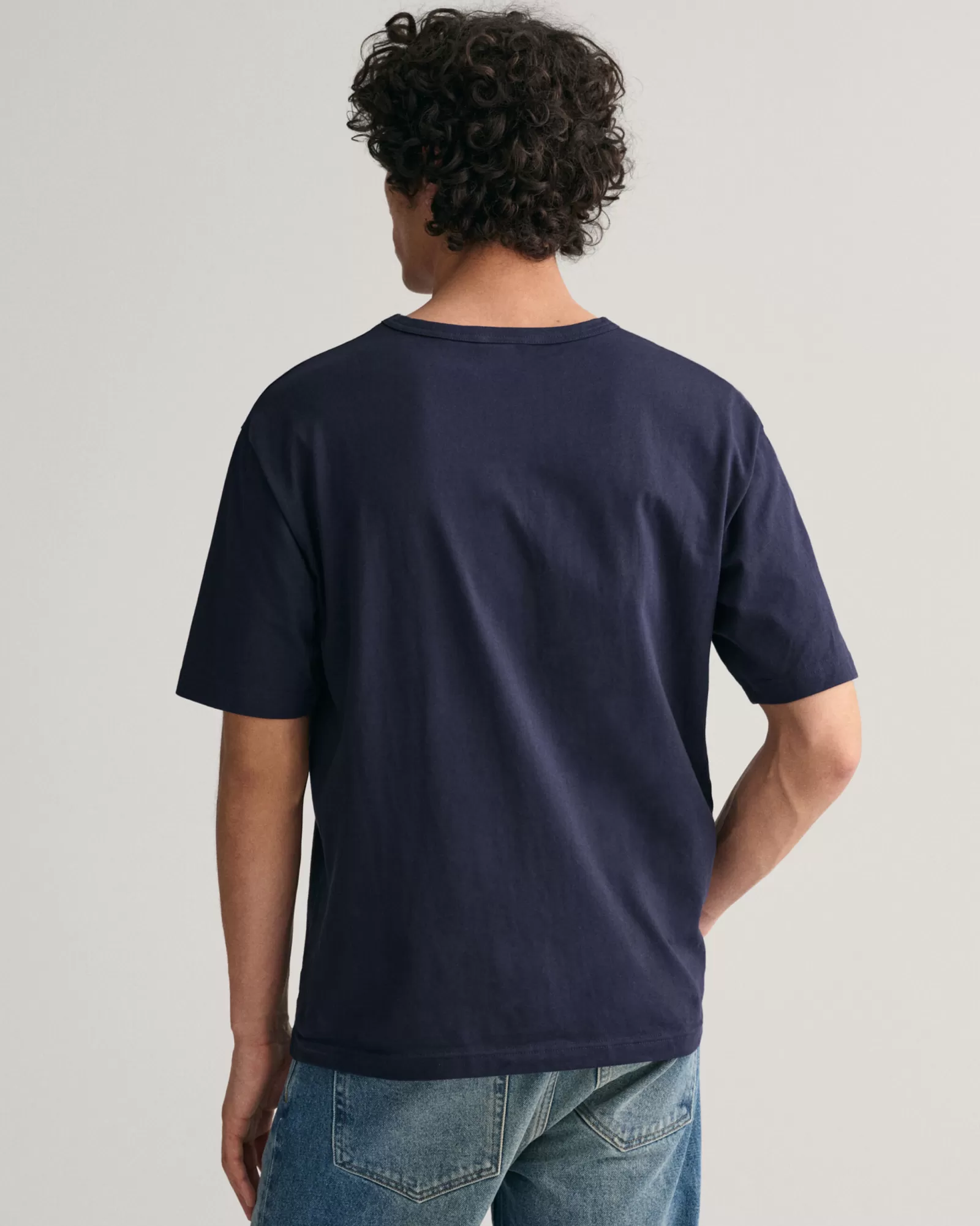 Men GANT T-Shirts* USA T-Shirt EVENING BLUE