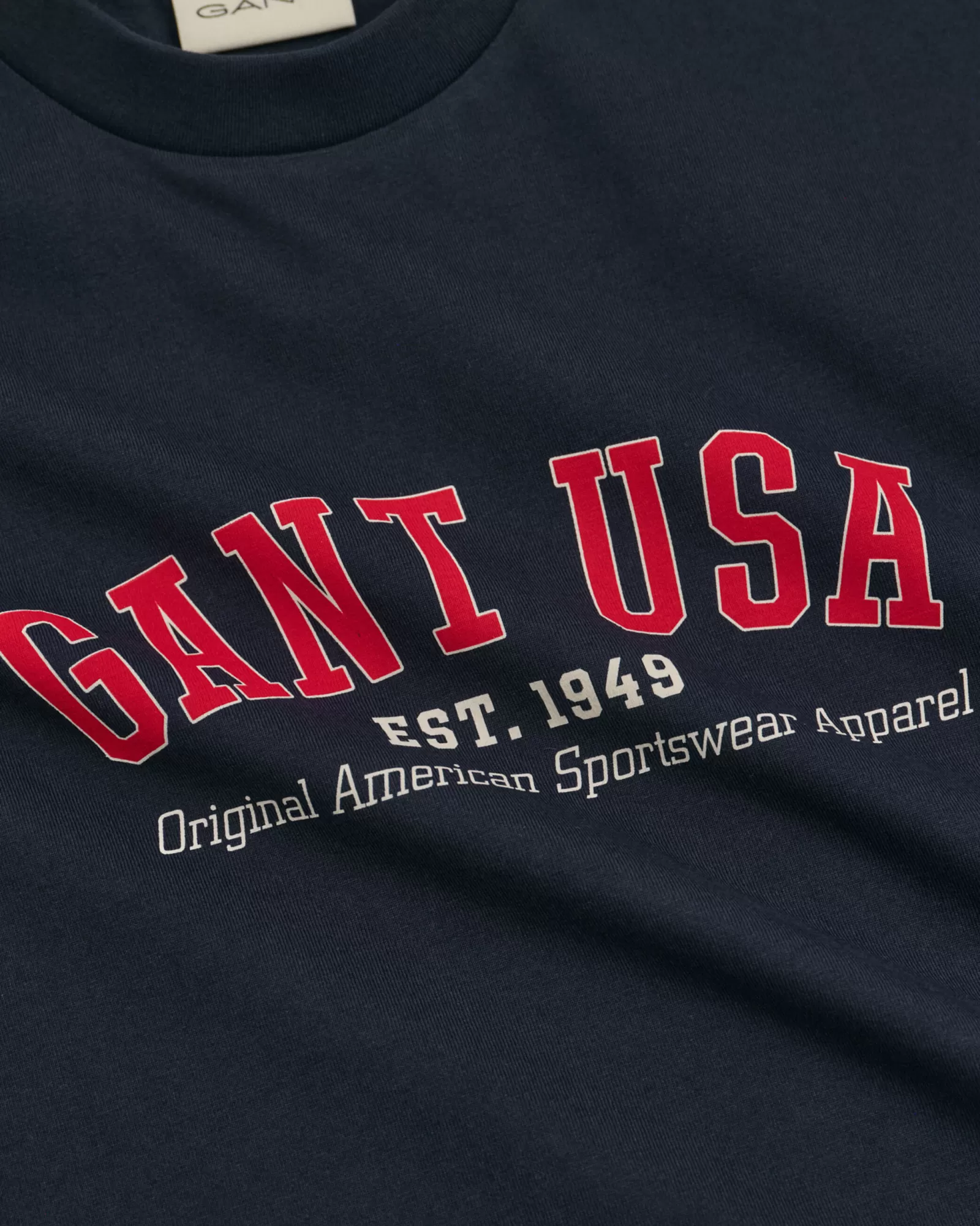 Men GANT T-Shirts* USA T-Shirt EVENING BLUE