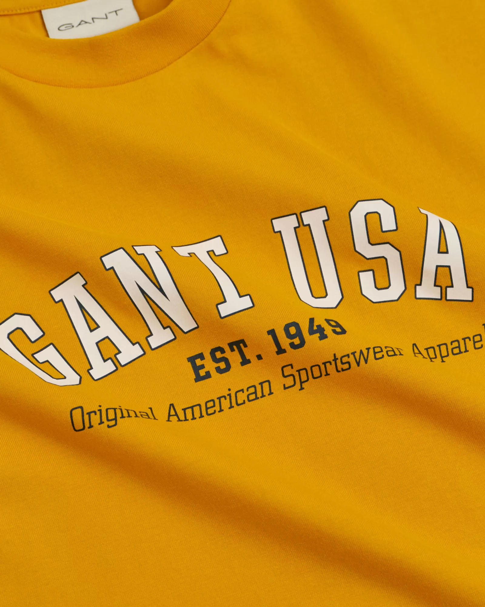 Men GANT T-Shirts* USA T-Shirt SUNFLOWER YELLOW