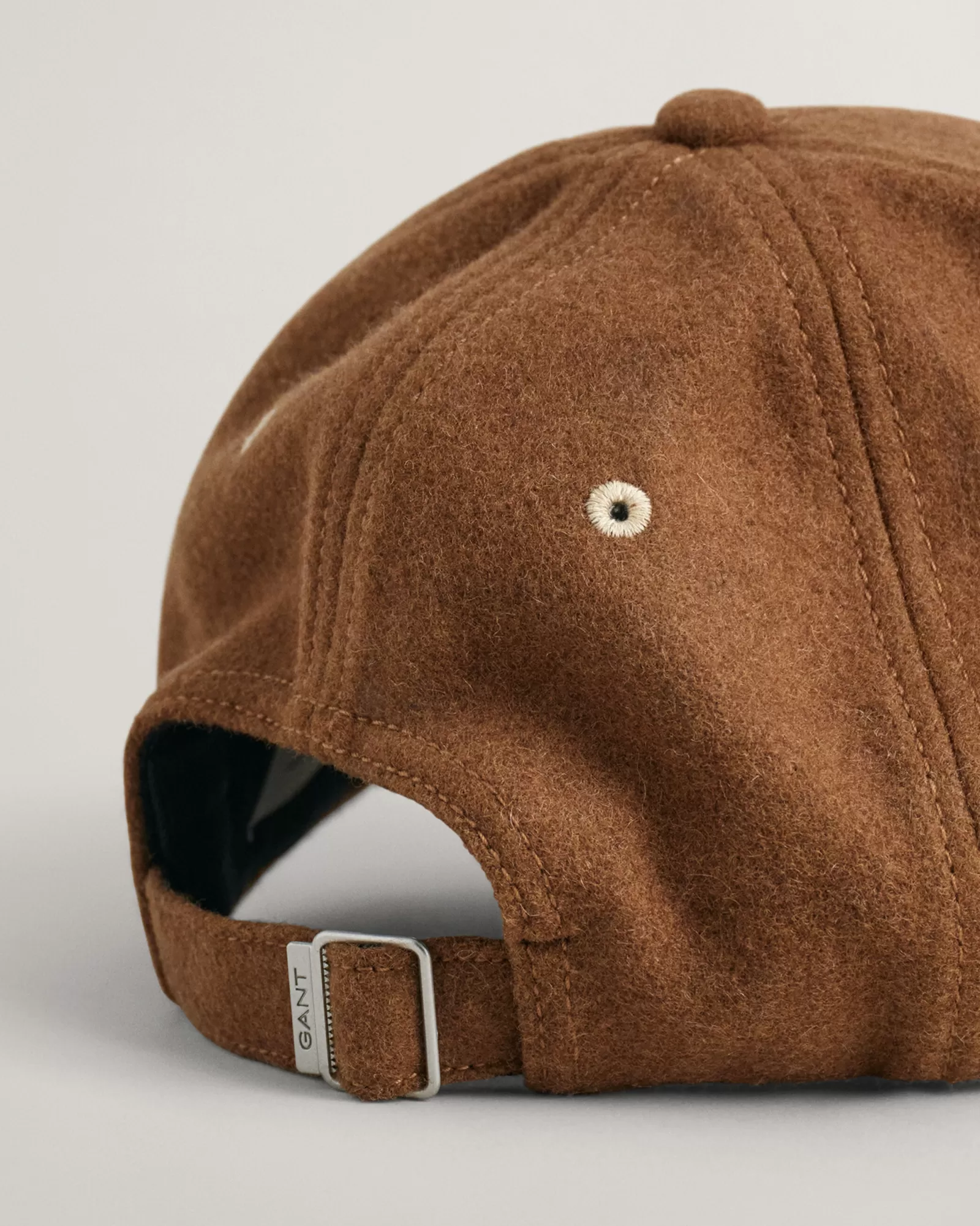 Women GANT Beanies & Hats* Varsity Melton Cap ROASTED WALNUT