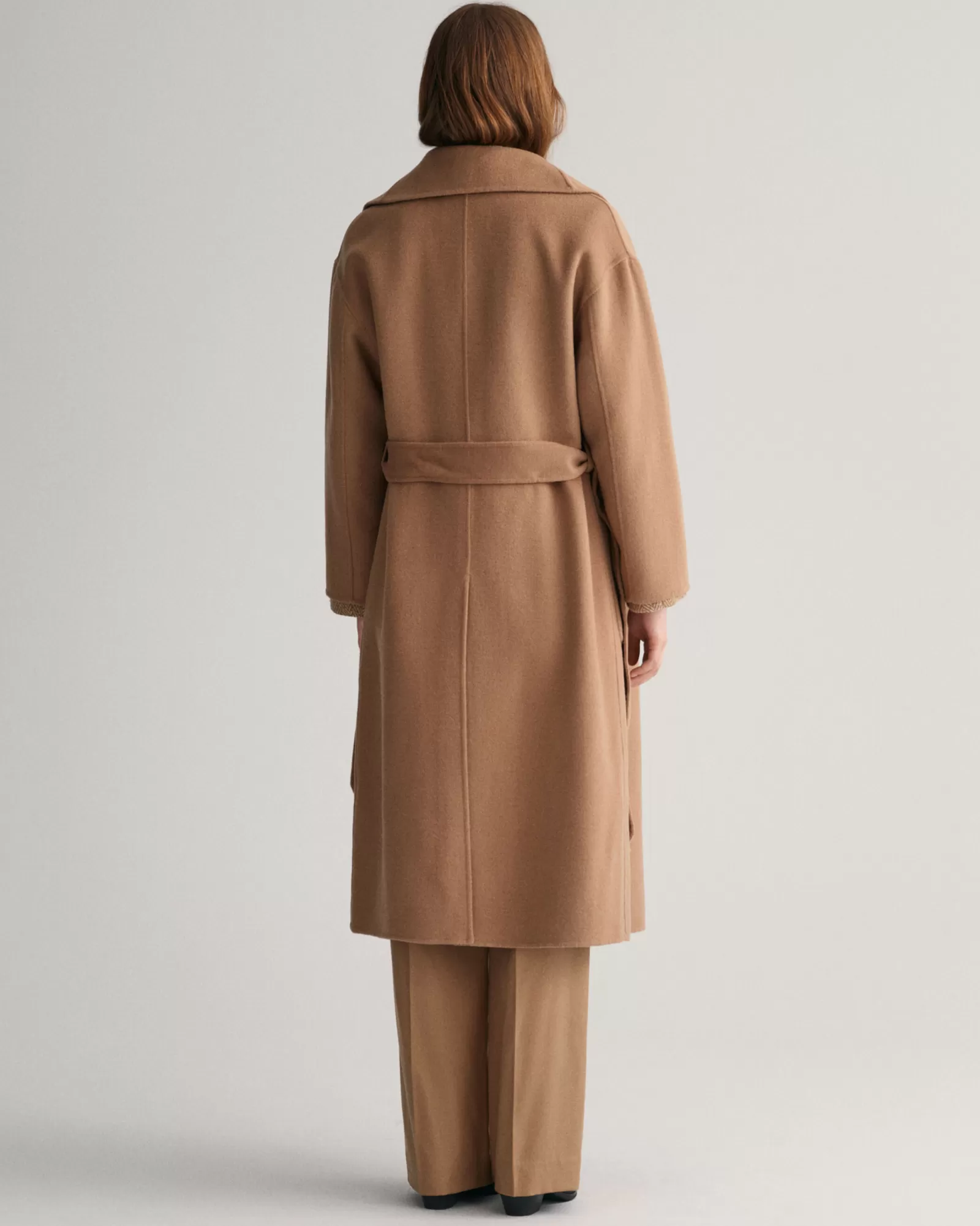 Women GANT Jackets & Coats*Handstitched Belted Coat WARM KHAKI