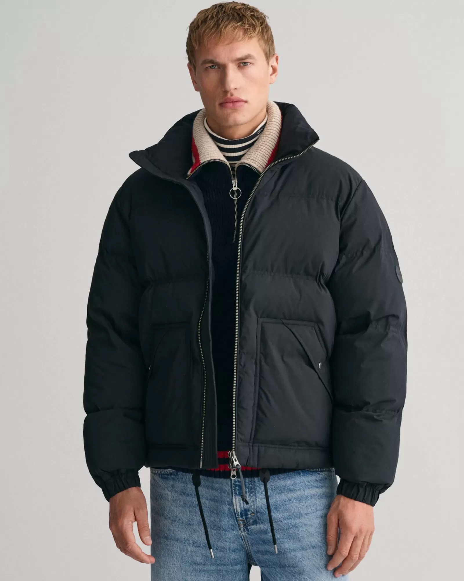 Men GANT Jackets & Coats*Hiking Puffer Jacket EBONY BLACK