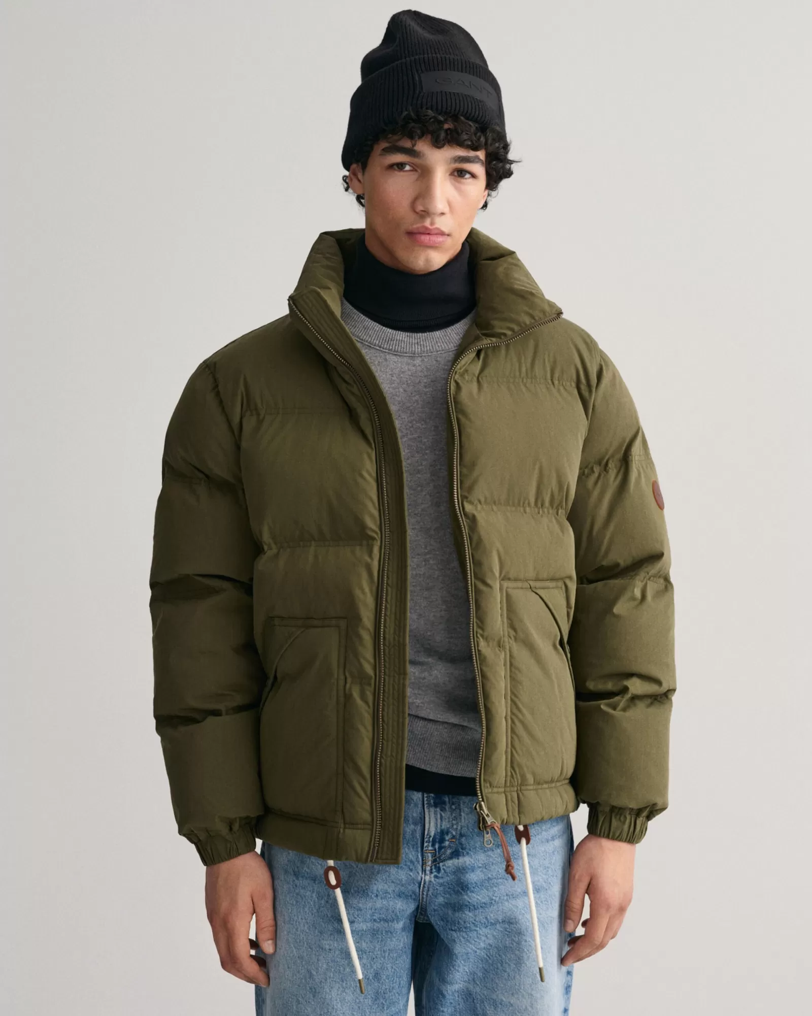 Men GANT Jackets & Coats*Hiking Puffer Jacket DARK CACTUS