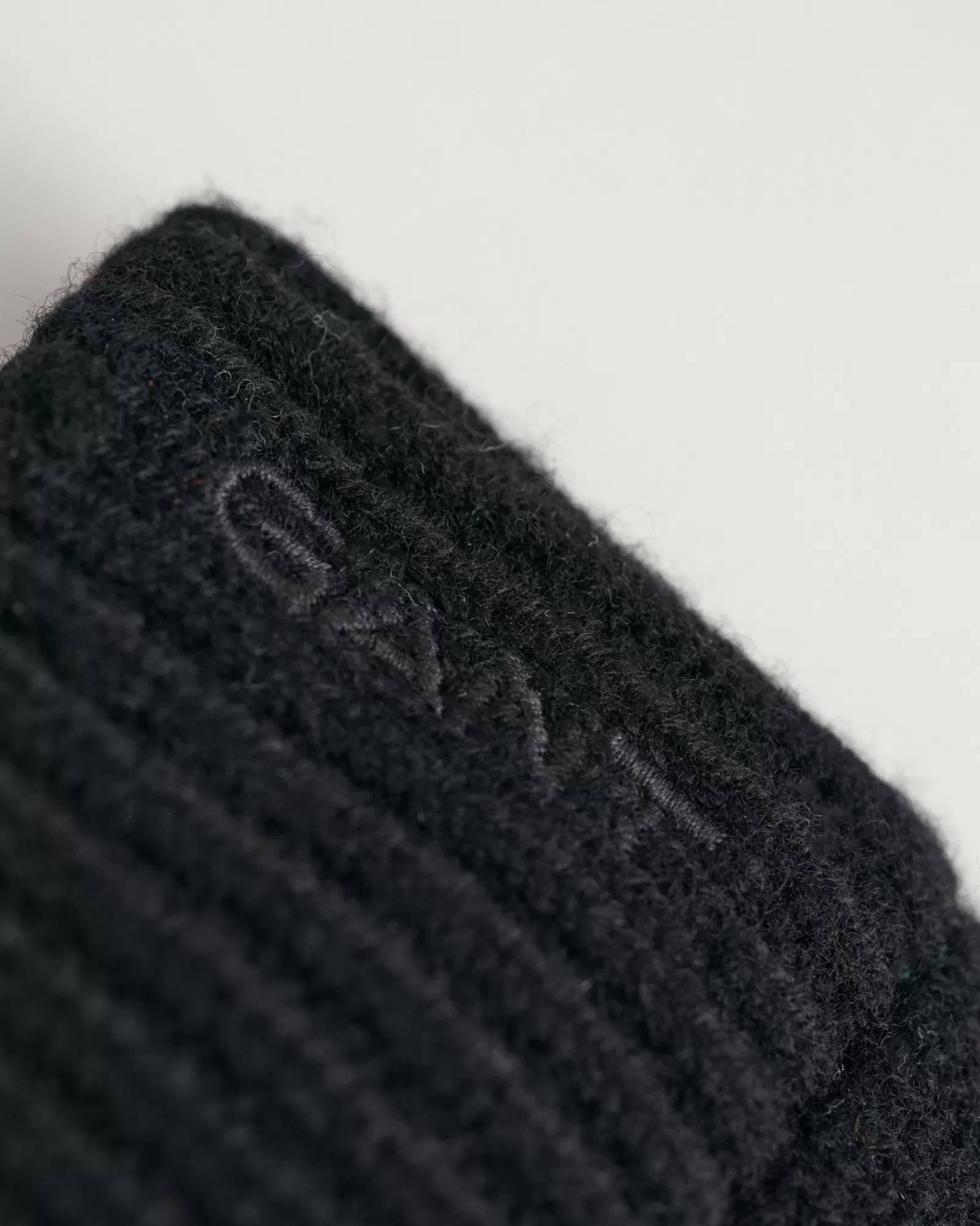 Women GANT Gloves*Knitted Wool Gloves BLACK