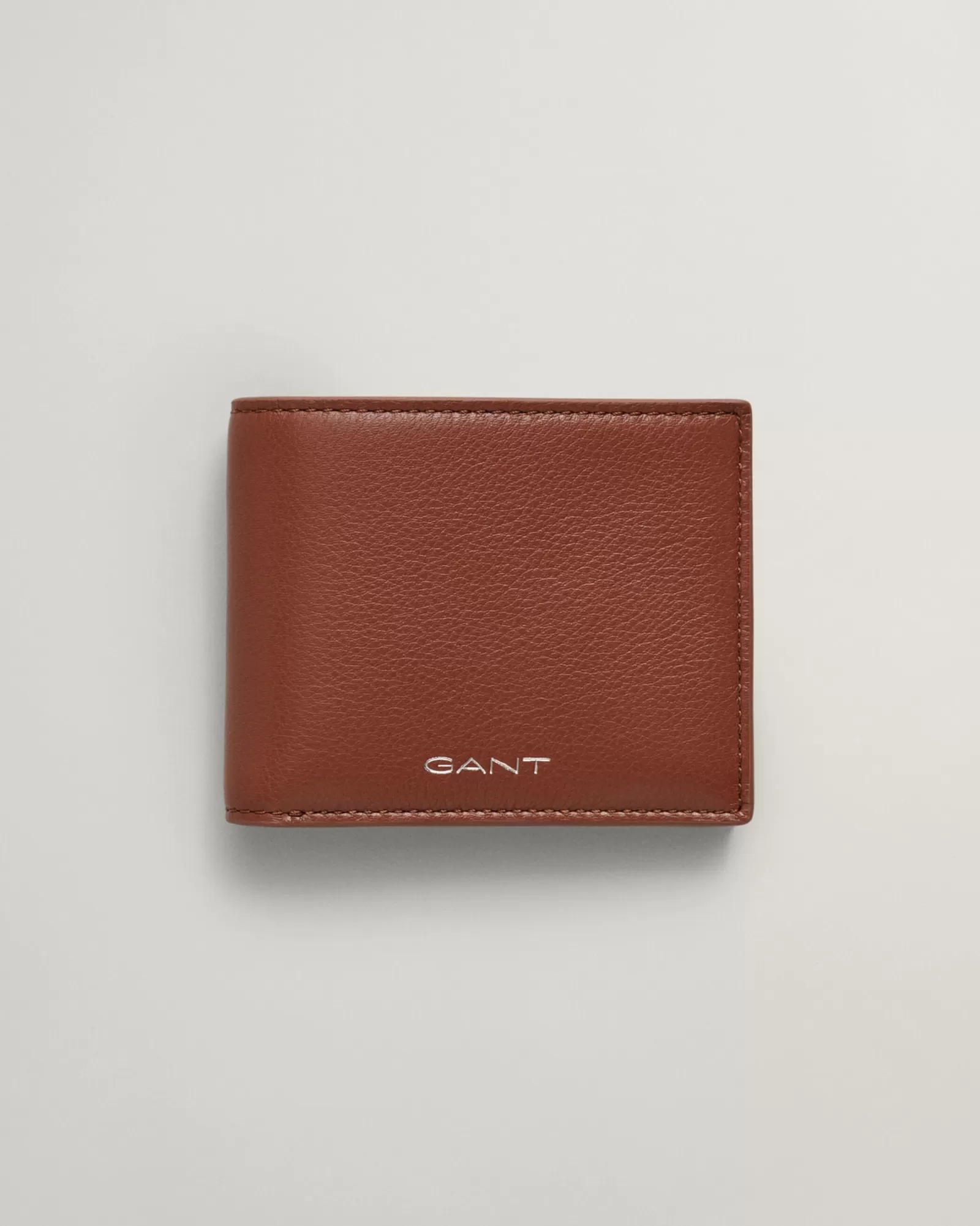 Men GANT Bags*Leather Bifold Wallet CLAY BROWN