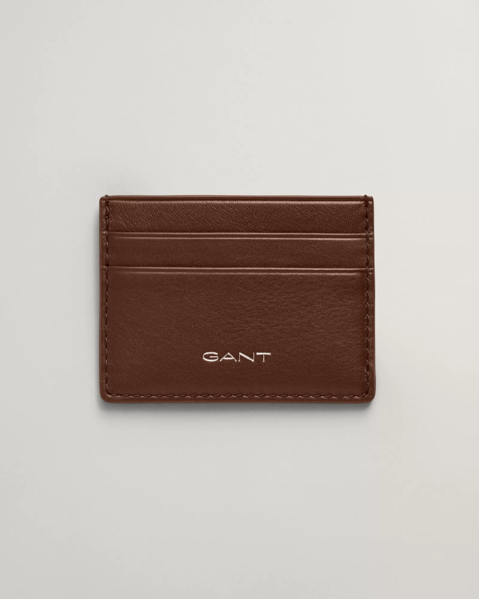 Men GANT Bags*Leather Card Holder CLAY BROWN