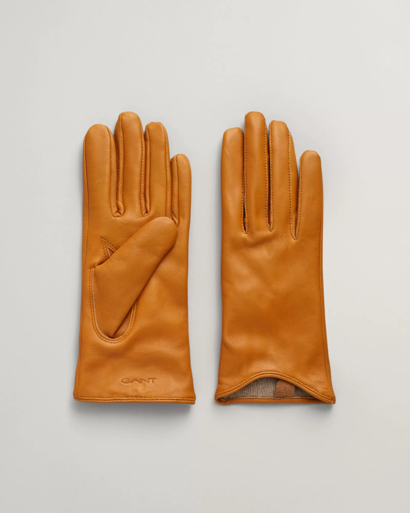 Women GANT Gloves*Leather Gloves CINNAMON BROWN