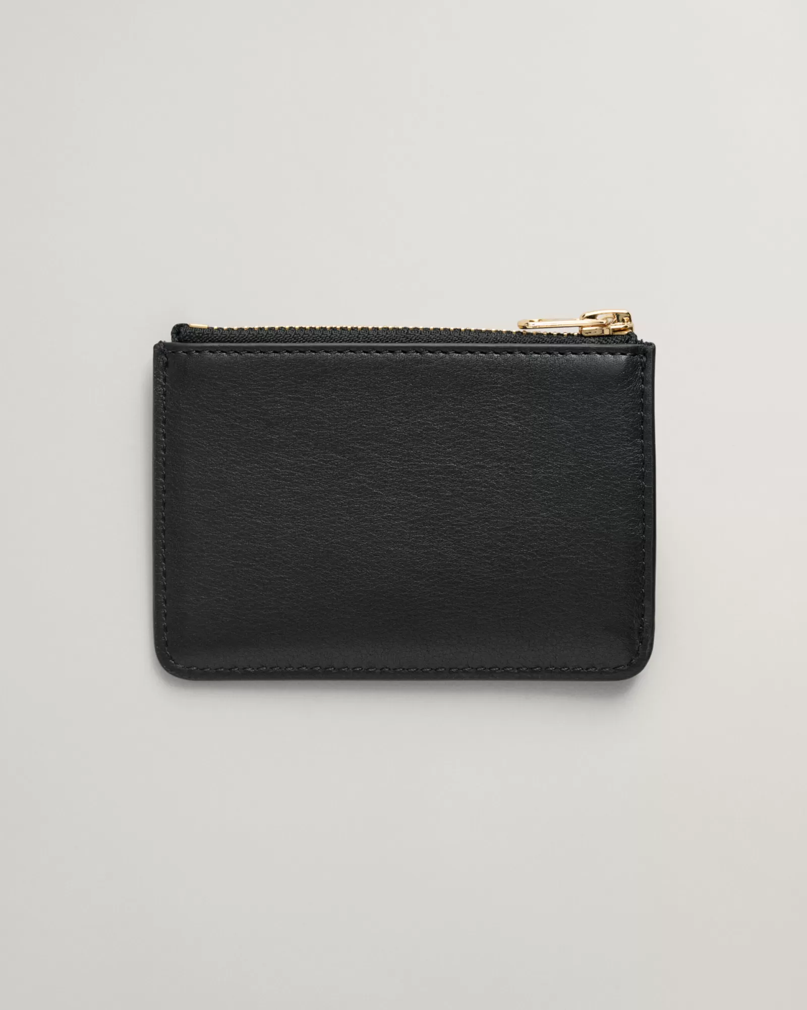 Women GANT Bags*Leather Zip Pouch BLACK