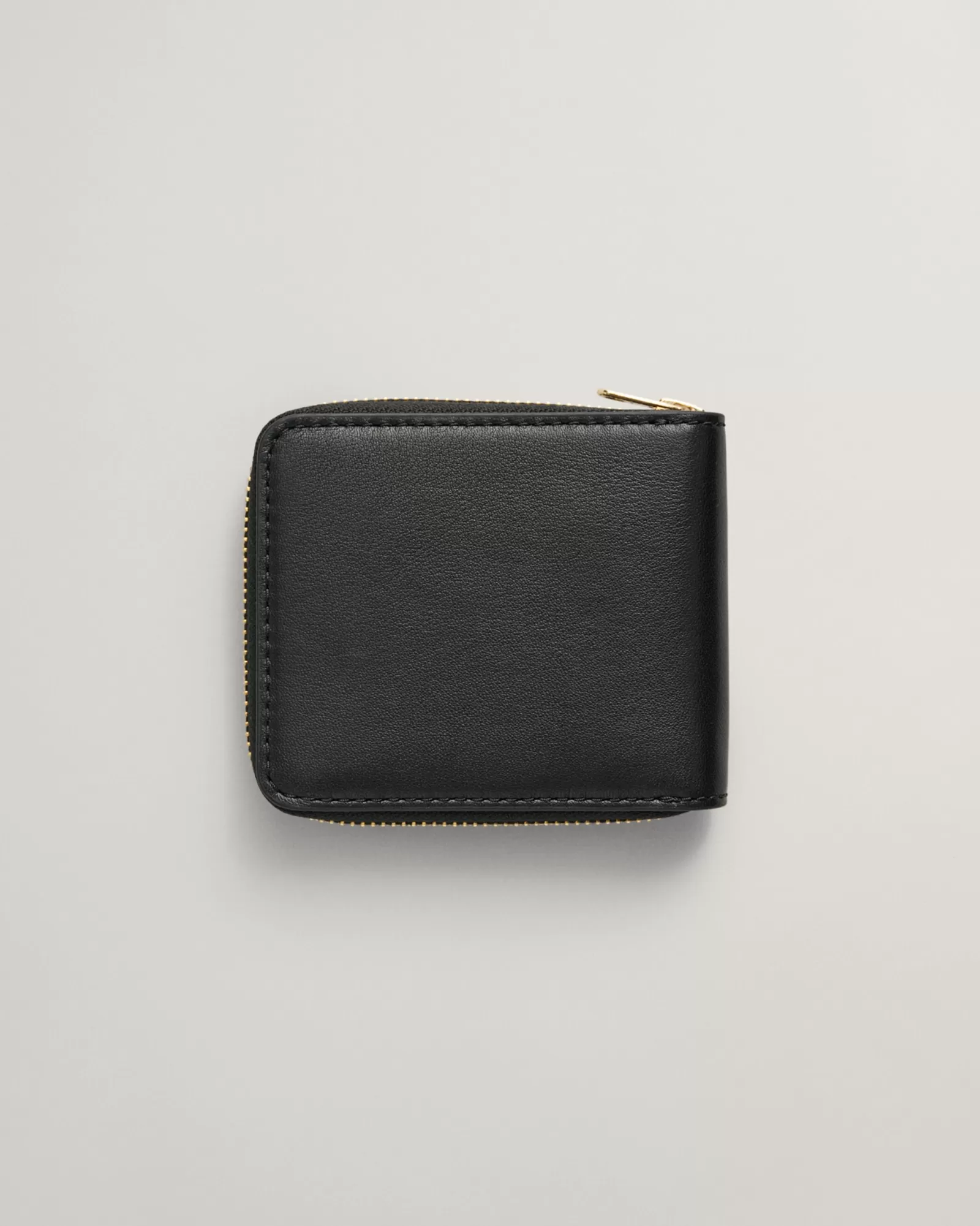 Women GANT Bags*Leather Zip Wallet BLACK