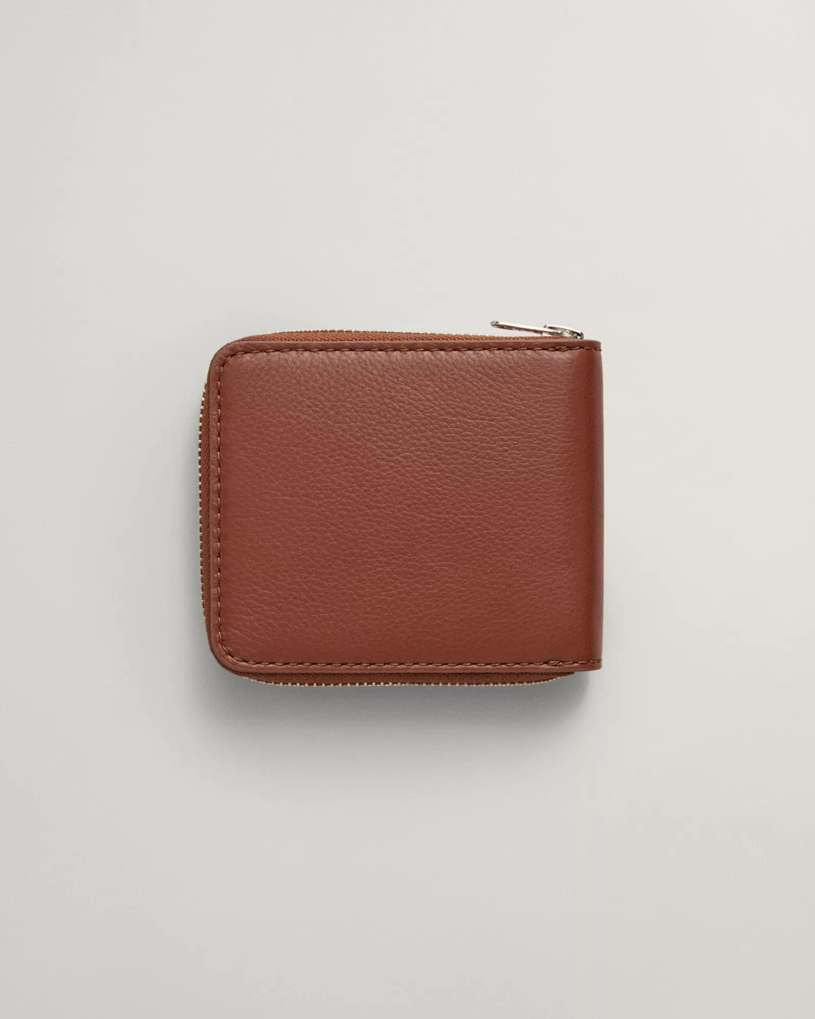 Men GANT Bags*Leather Zip Wallet CLAY BROWN