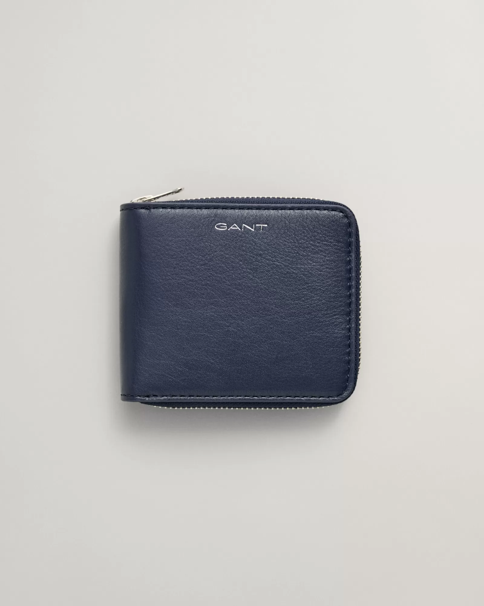 Men GANT Bags*Leather Zip Wallet CLASSIC BLUE