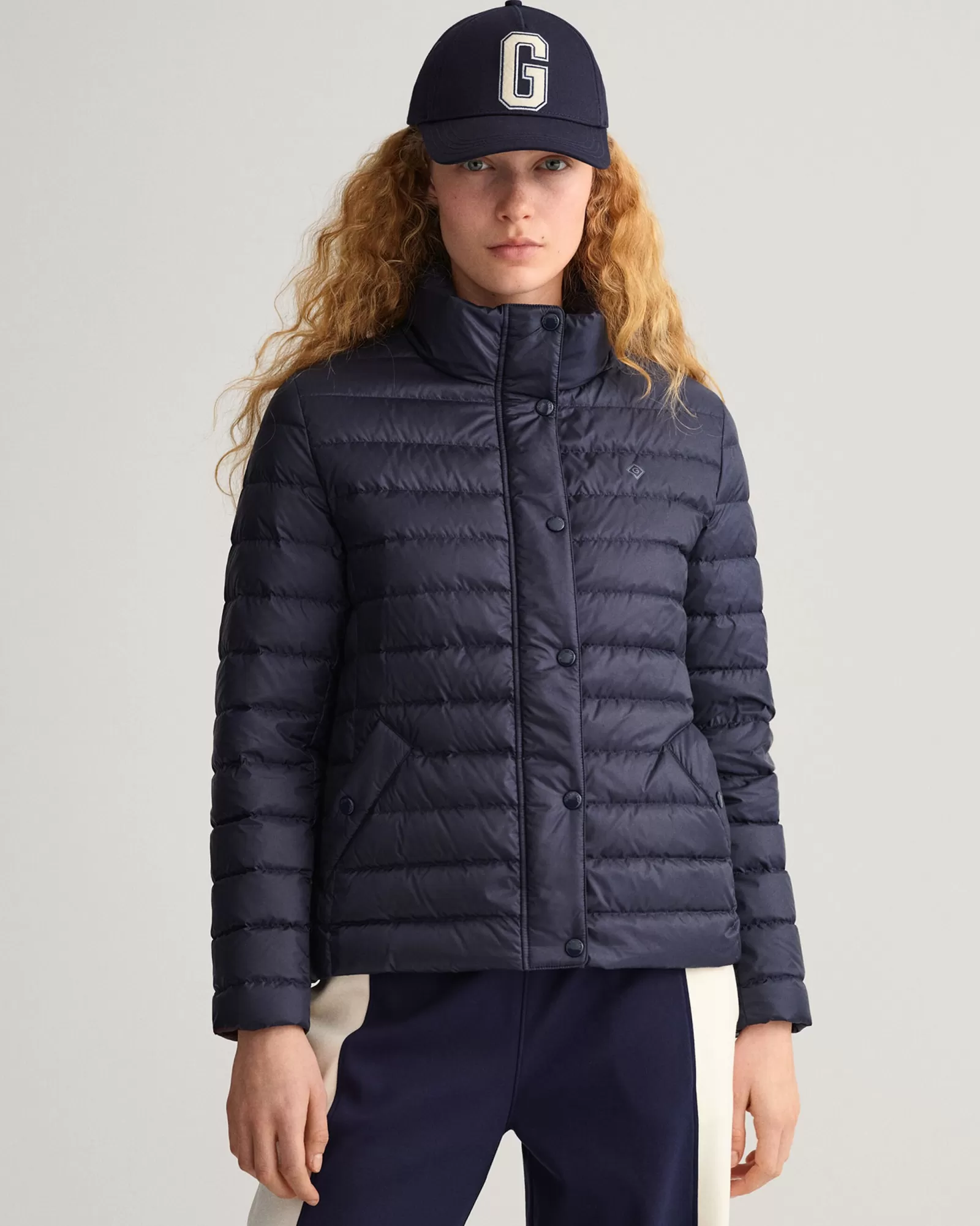 Women GANT Jackets & Coats*Light Down Jacket EVENING BLUE