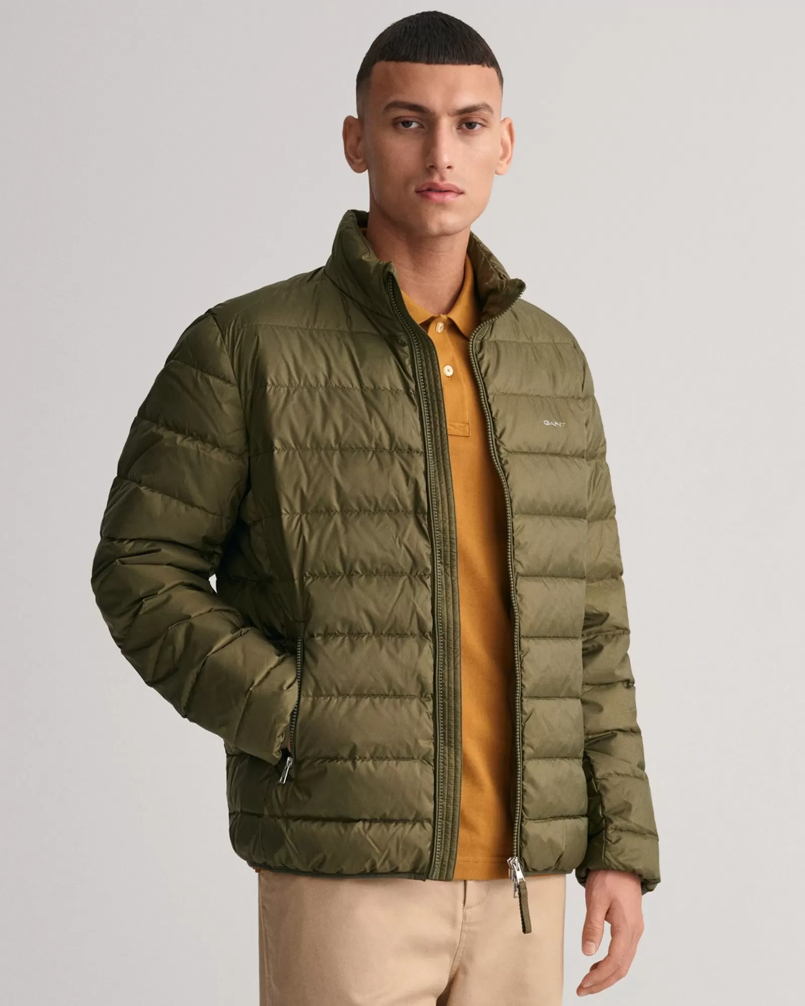 Men GANT Jackets & Coats*Light Down Jacket JUNIPER GREEN