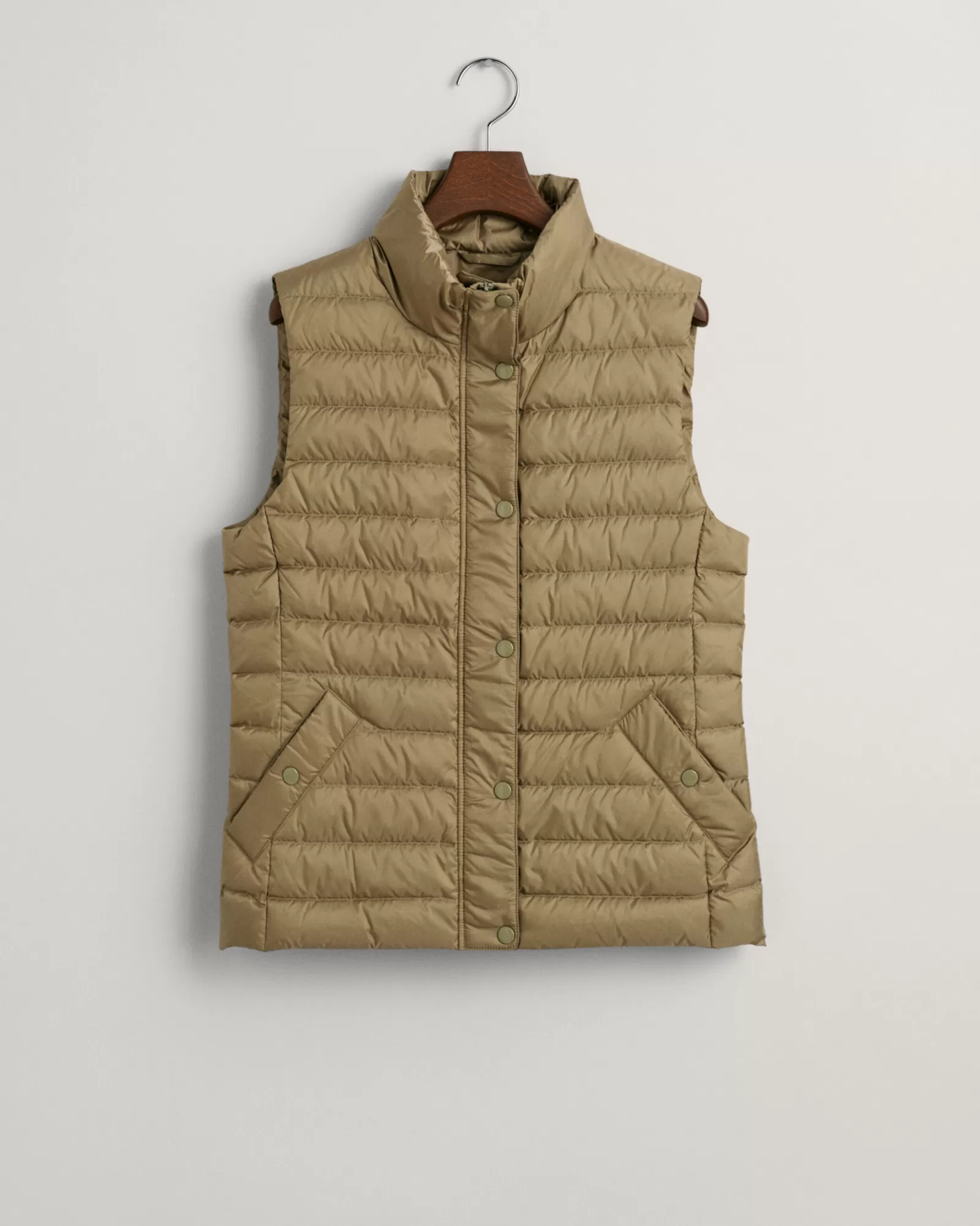 Women GANT Jackets & Coats*Light Down Vest DRIED CLAY