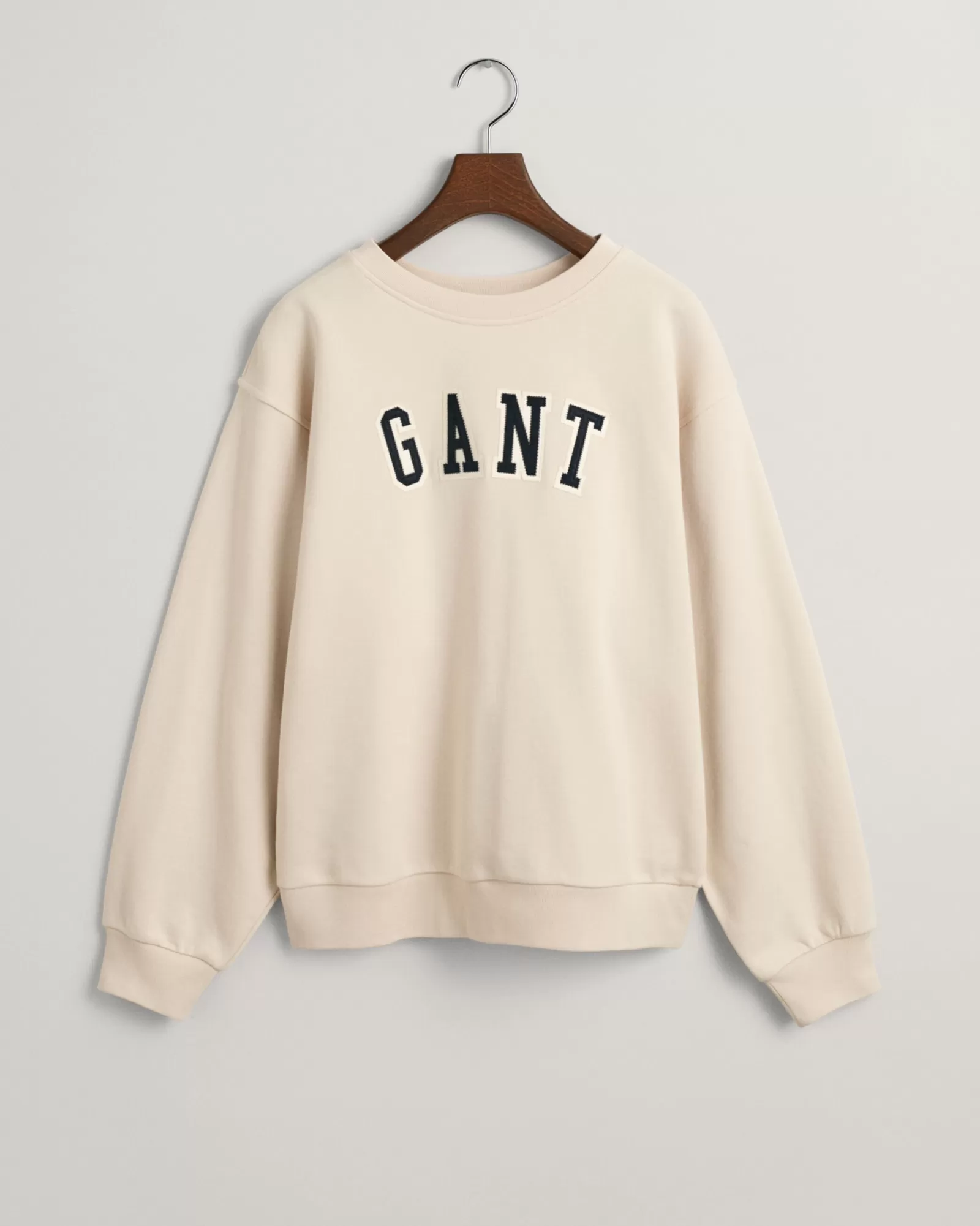 Women GANT Sweatshirts & Hoodies*Logo Crew Neck Sweatshirt SOFT OAT