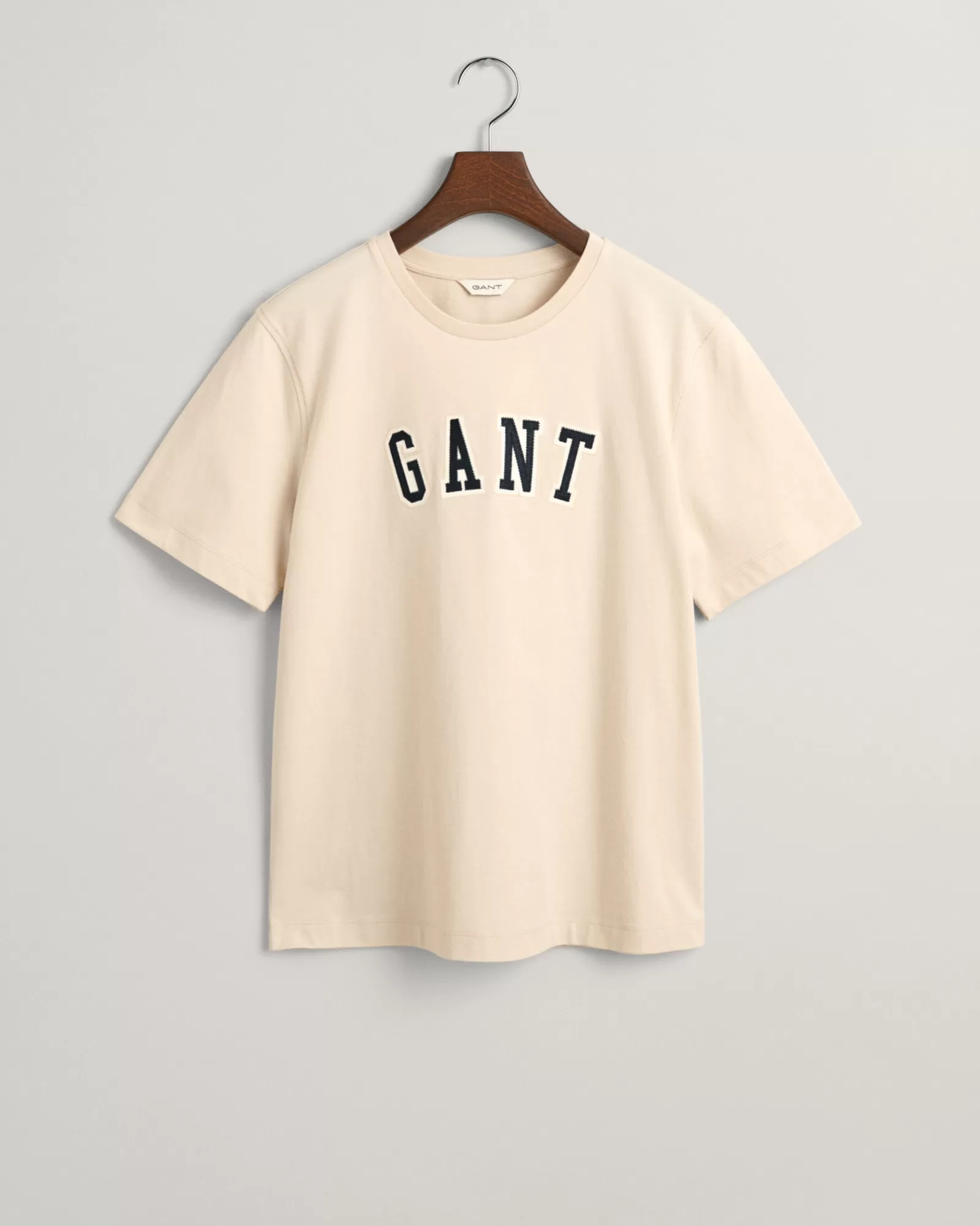 Women GANT T-Shirts & Tops*Logo Crew Neck T-Shirt SOFT OAT