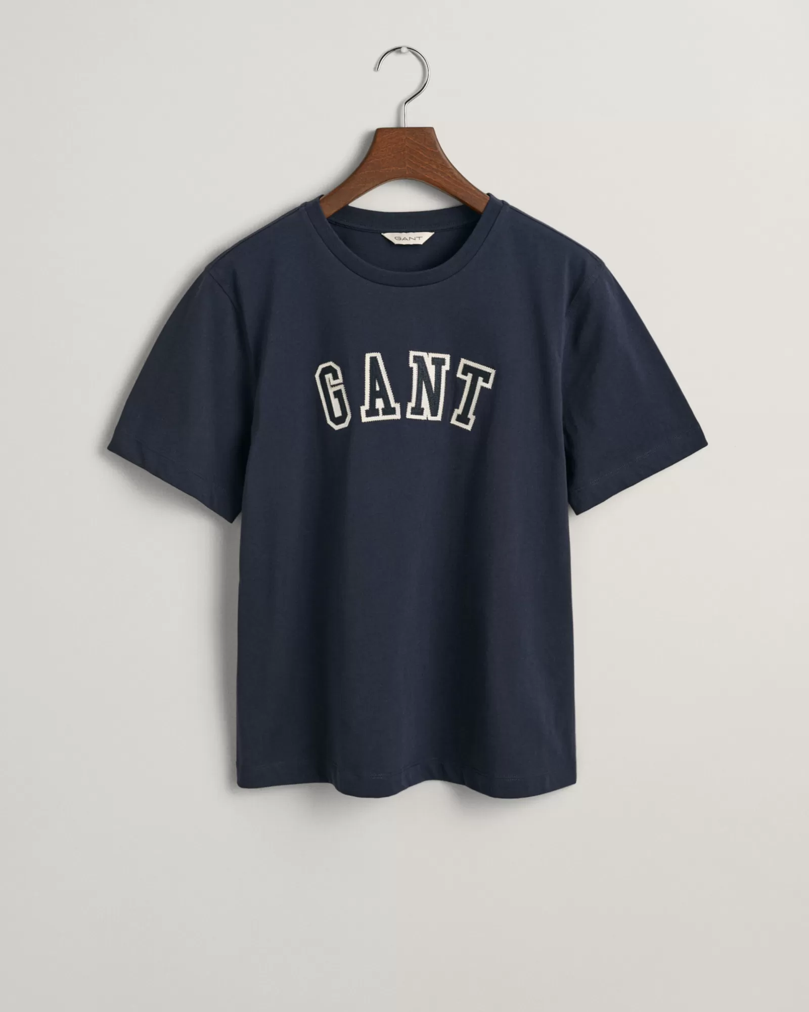 Women GANT T-Shirts & Tops*Logo Crew Neck T-Shirt EVENING BLUE