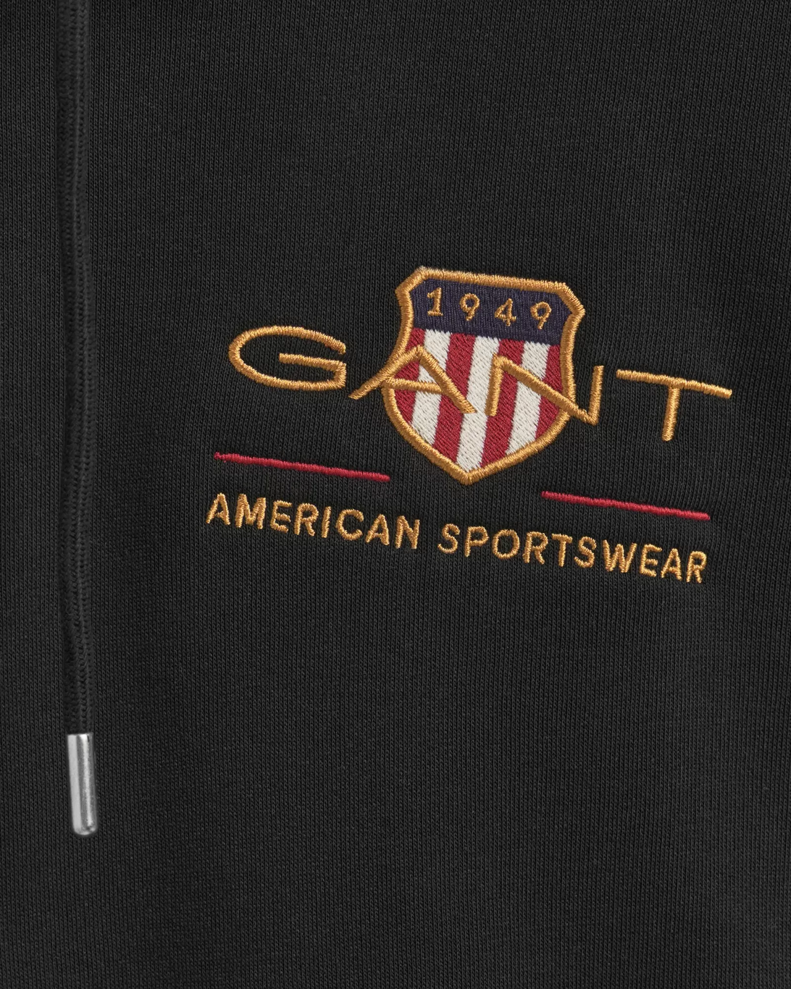 Men GANT Sweatshirts & Hoodies*Medium Archive Shield Hoodie BLACK