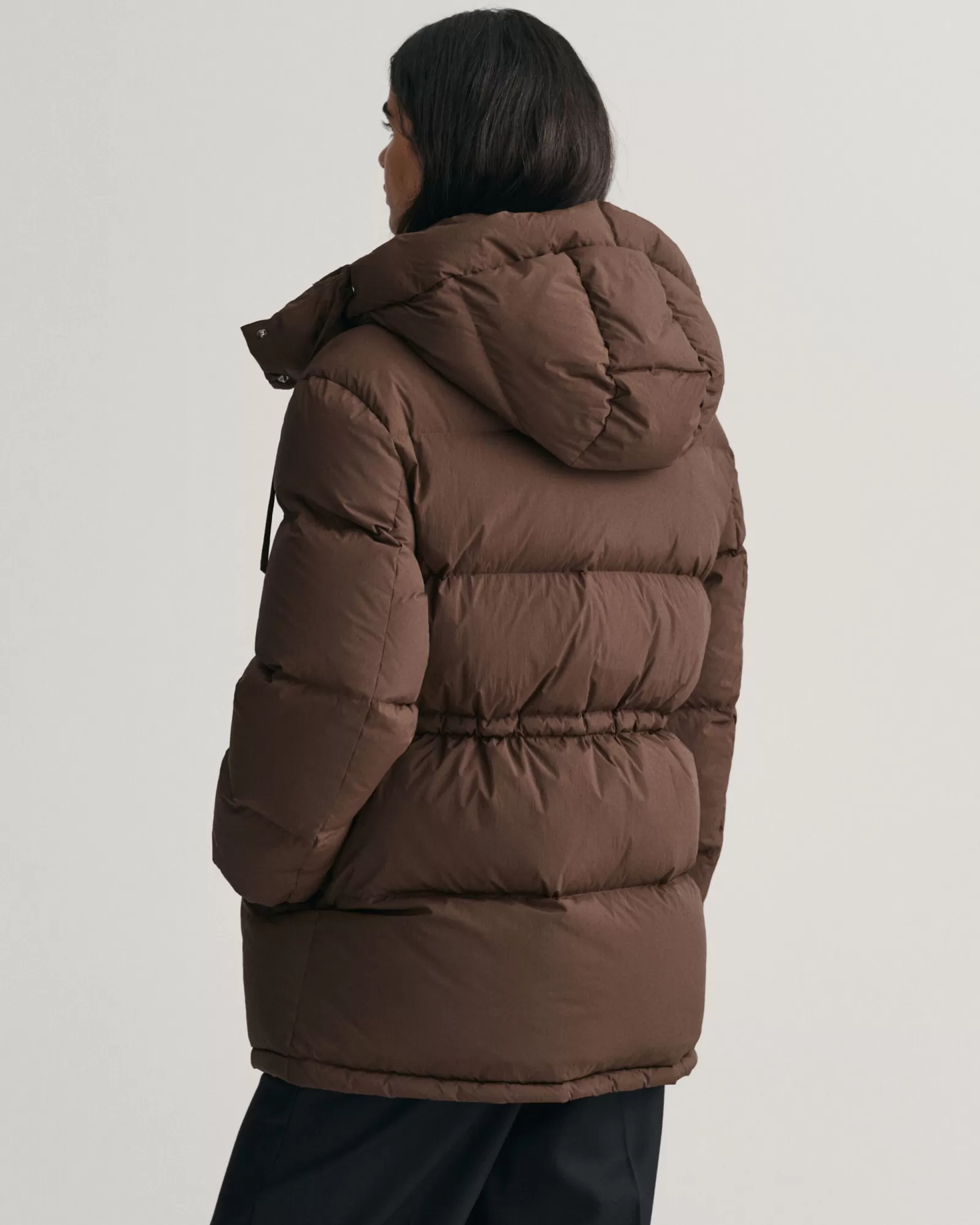 Women GANT Jackets & Coats*Mid Length Down Jacket RICH BROWN