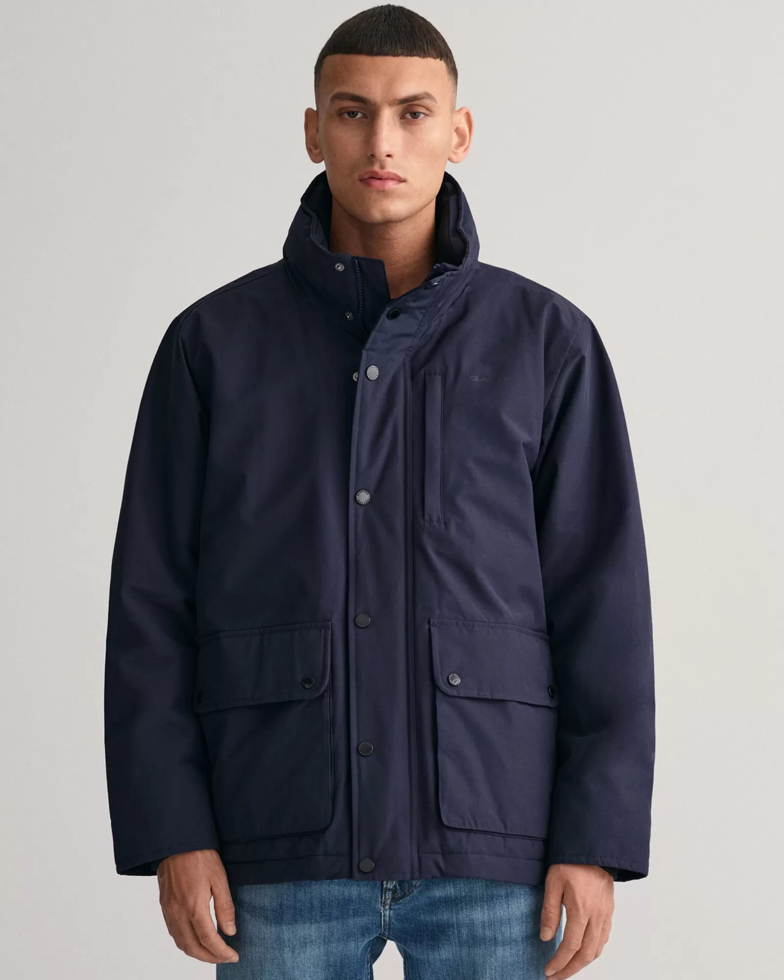 Men GANT Jackets & Coats*Mist Jacket EVENING BLUE