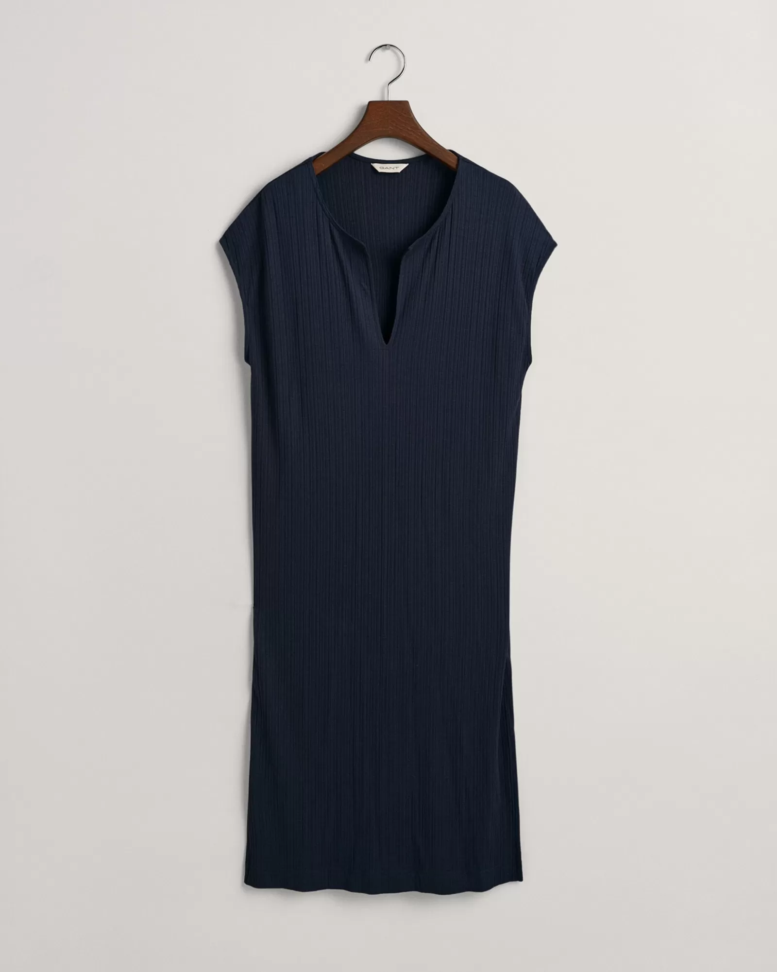 Women GANT Dresses*Neck Detail Sleeveless Dress EVENING BLUE