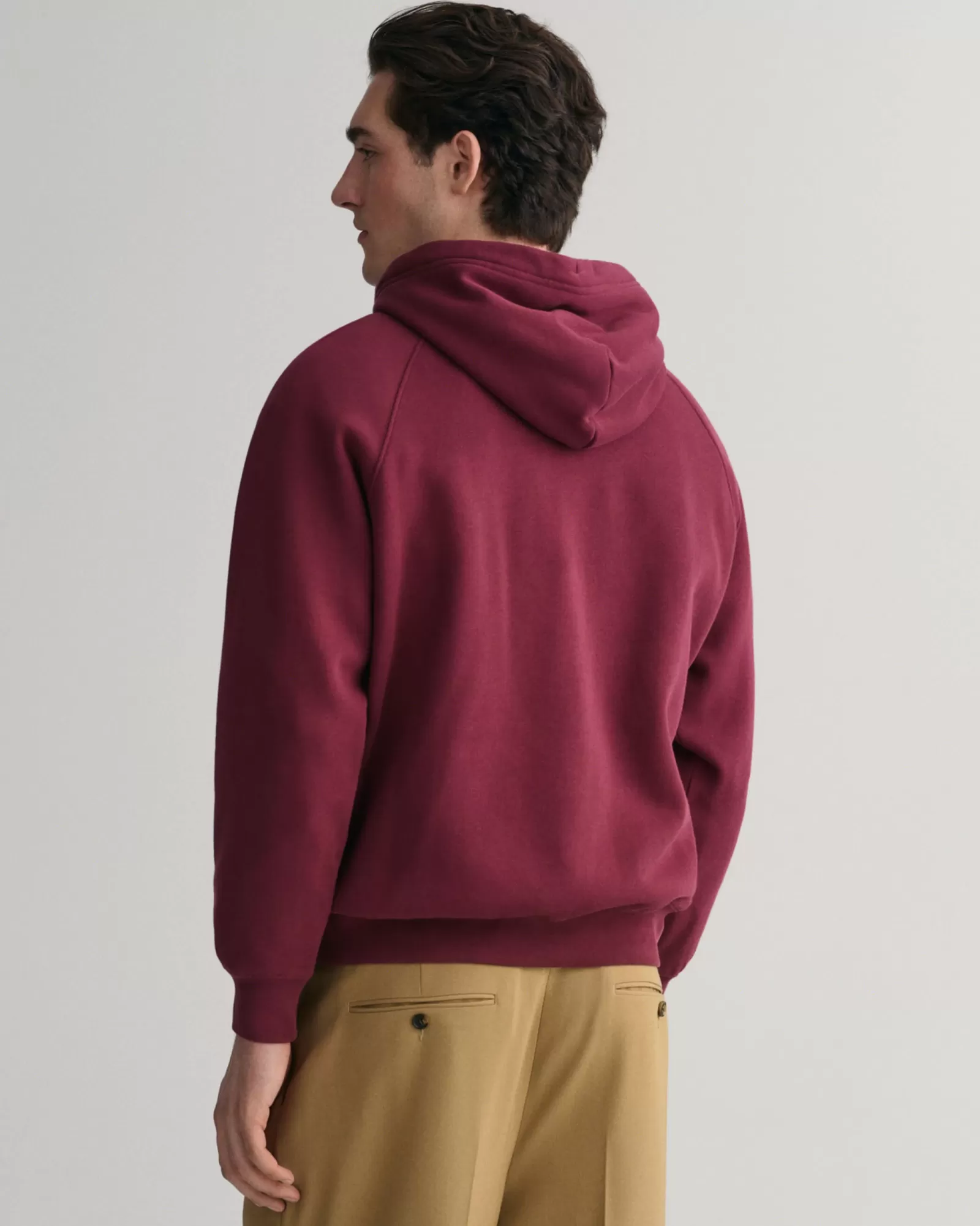 Men GANT Sweatshirts & Hoodies*New York Hoodie WINE RED