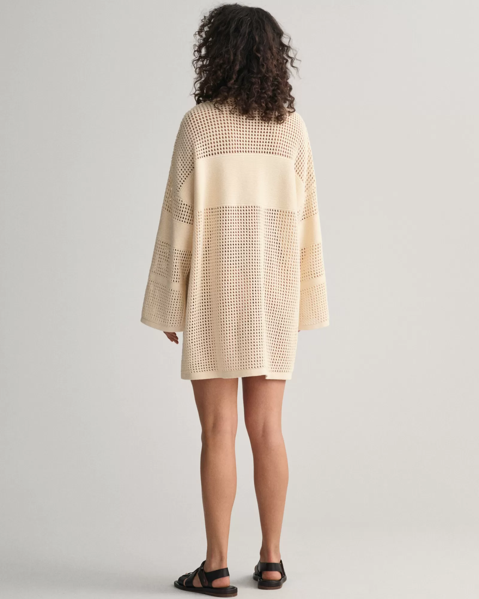 Women GANT Dresses*Open Knit Rugger Dress CREAM