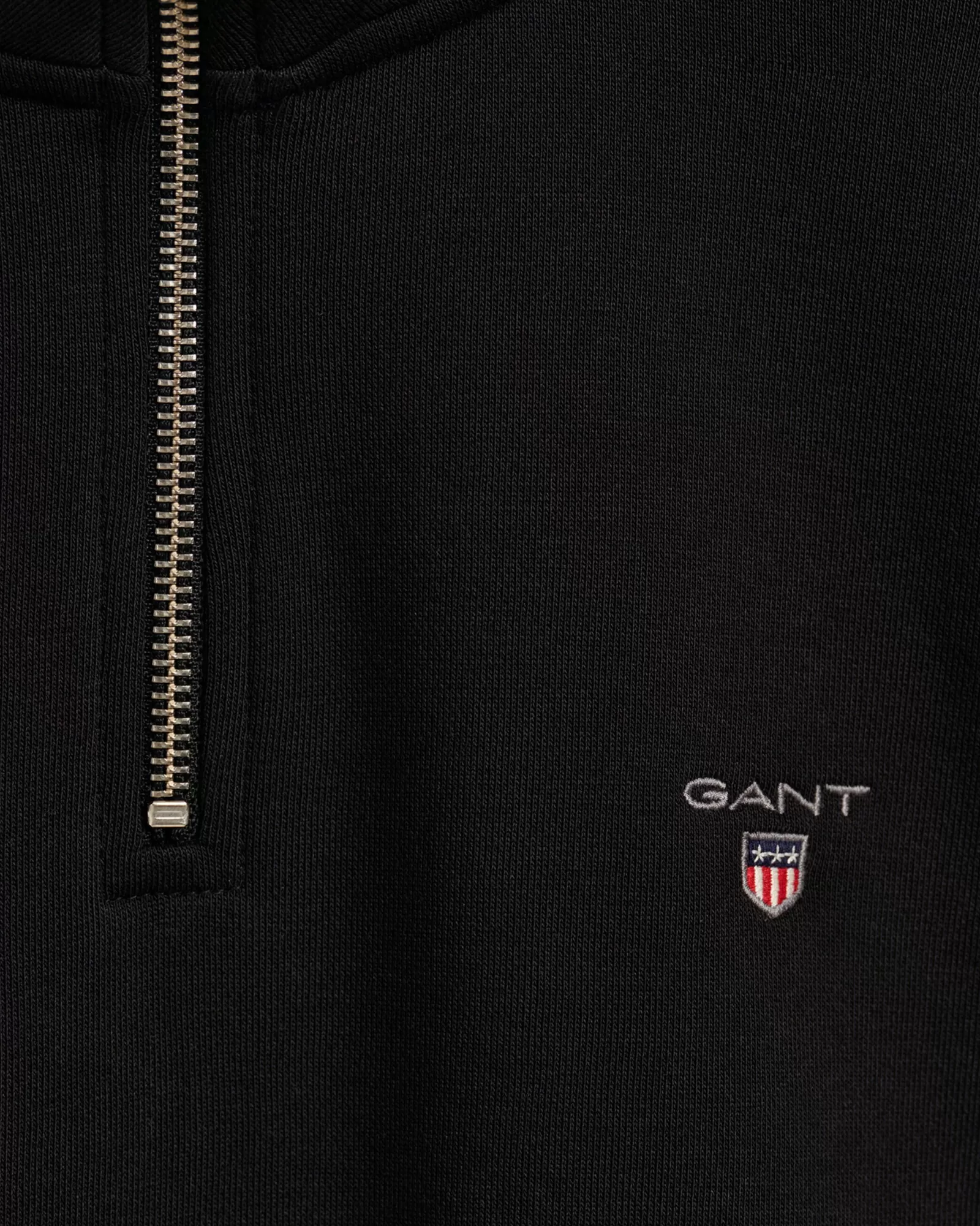 Men GANT Sweatshirts & Hoodies*Original Half-Zip Sweatshirt BLACK