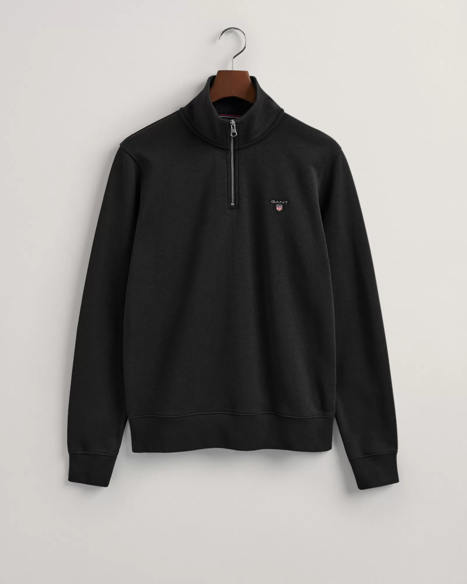 Men GANT Sweatshirts & Hoodies*Original Half-Zip Sweatshirt BLACK