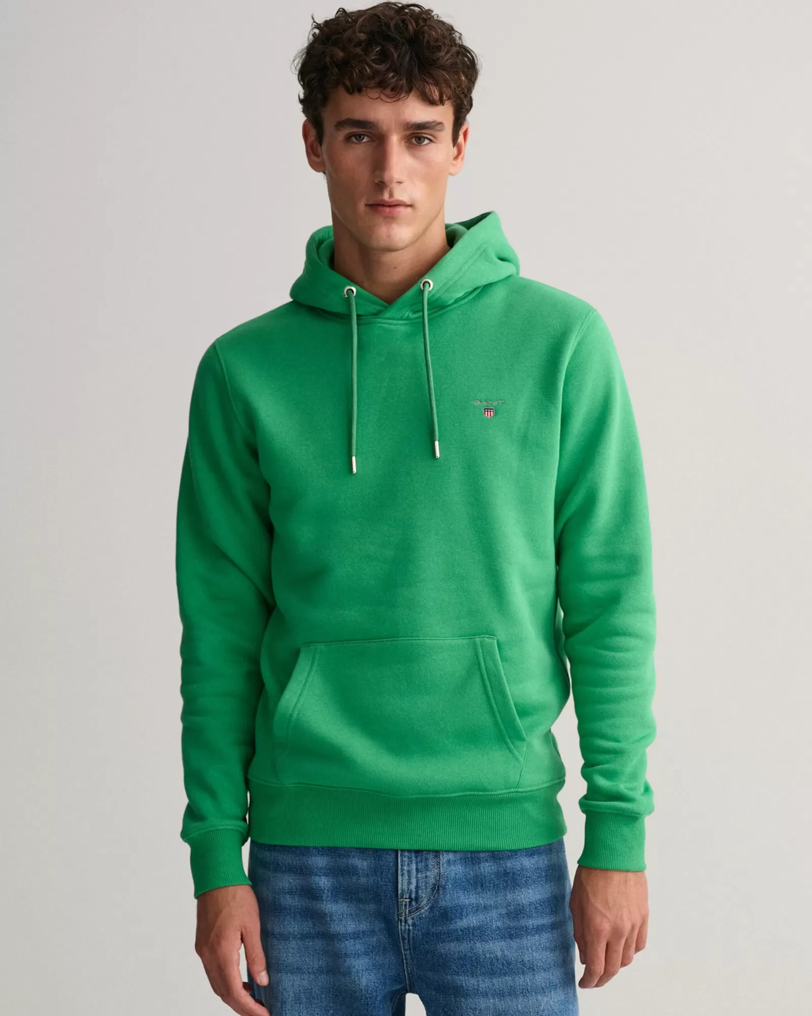 Men GANT Sweatshirts & Hoodies*Original Hoodie MID GREEN