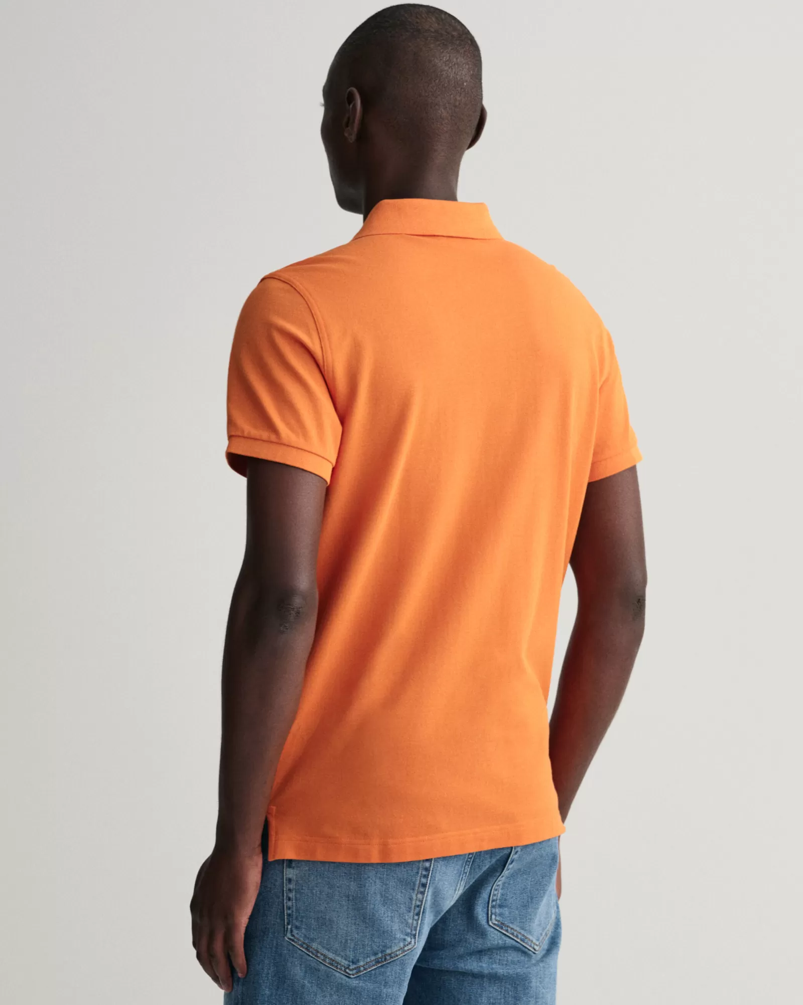 Men GANT Polos & Heavy Ruggers*Original Regular Fit Piqué Polo Shirt PUMPKIN ORANGE