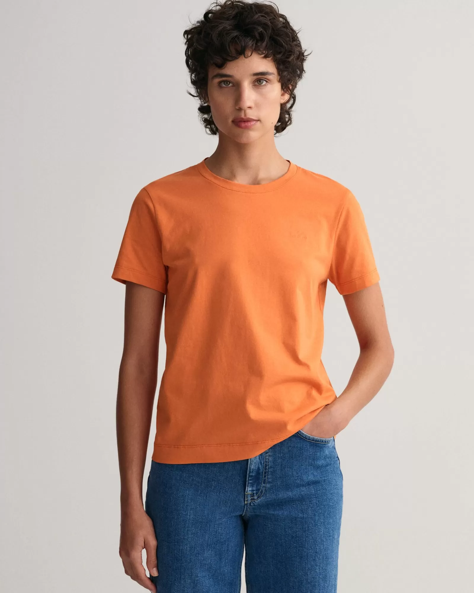 Women GANT T-Shirts & Tops*Original T-Shirt PUMPKIN ORANGE