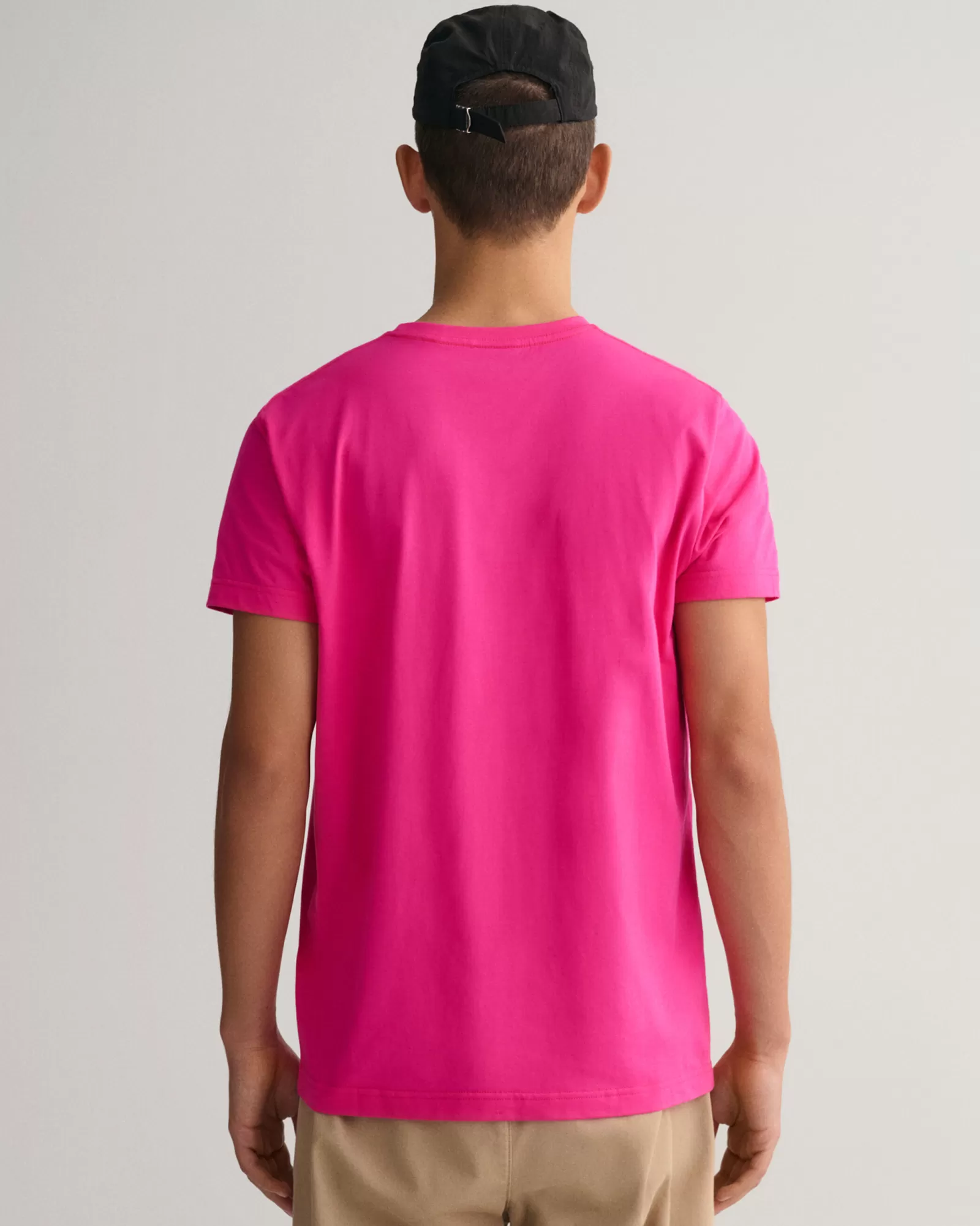 Men GANT T-Shirts*Original T-Shirt HYPER PINK